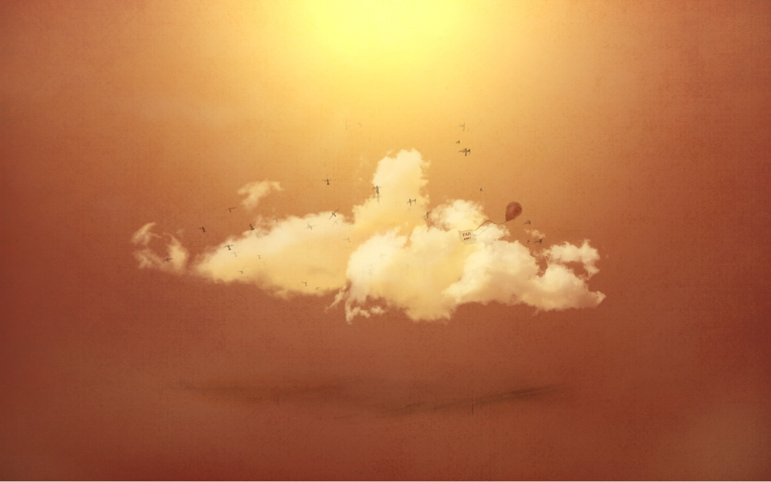 artwork, clouds
