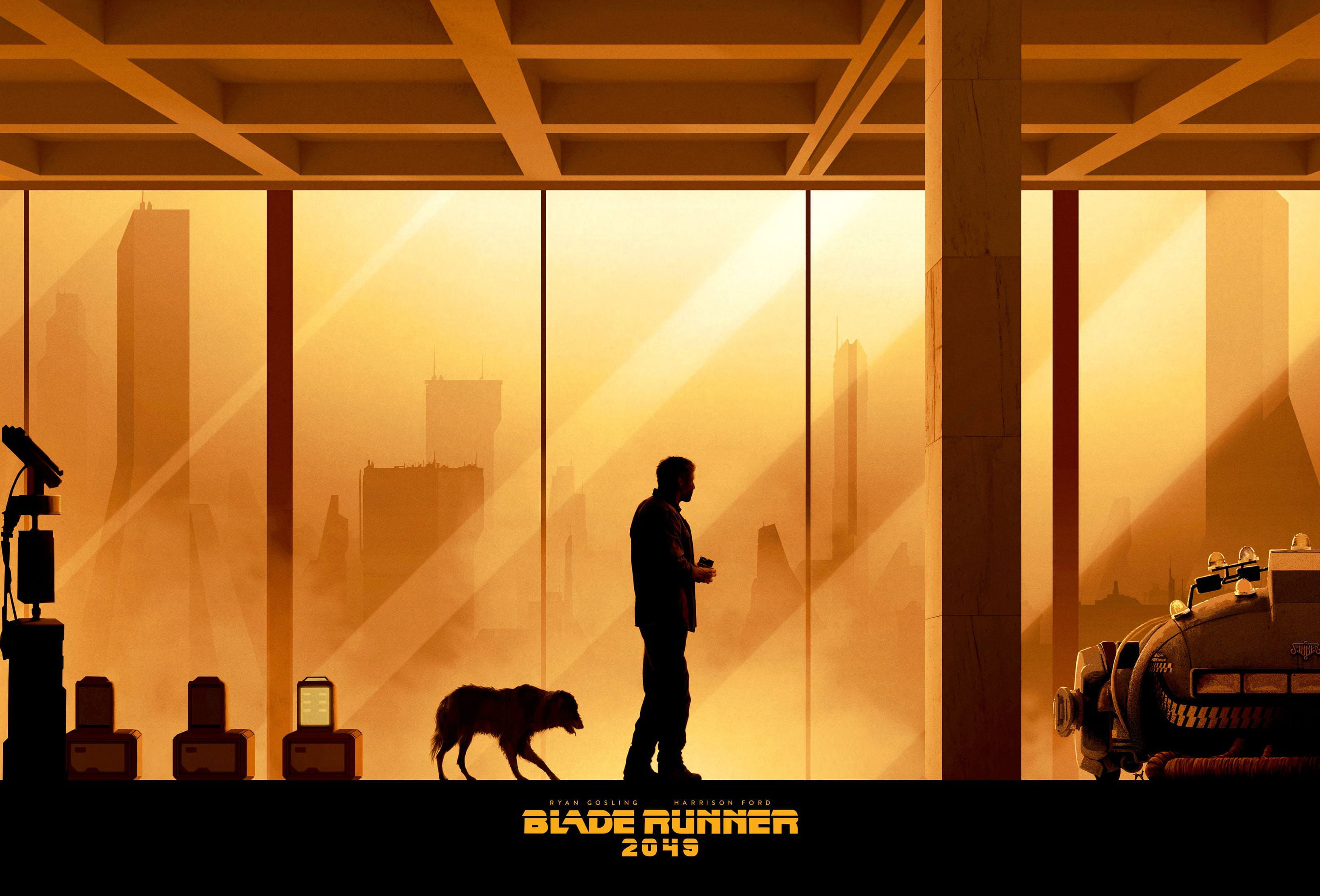 Movie, Blade Runner 2049, Dog, Rick Deckard