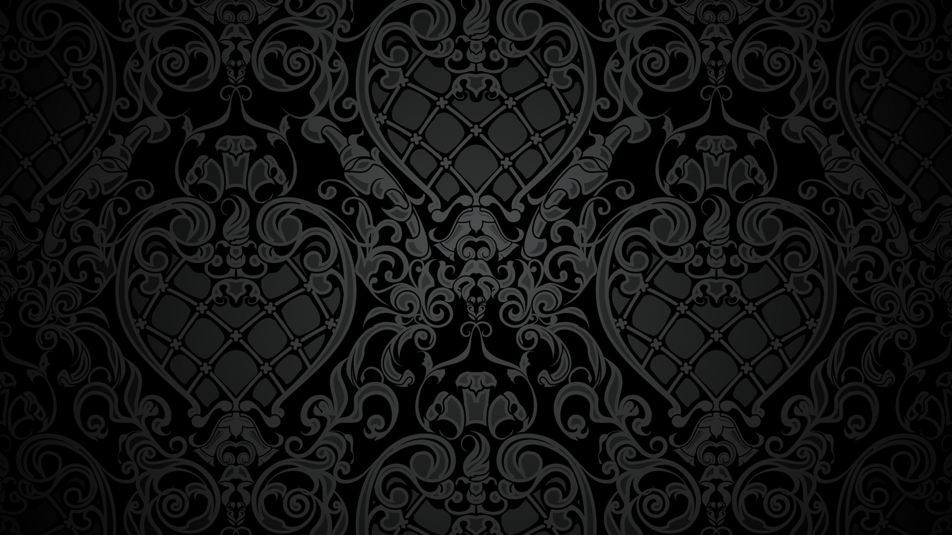 pattern, vector, dark background, backgrounds, design, floral pattern