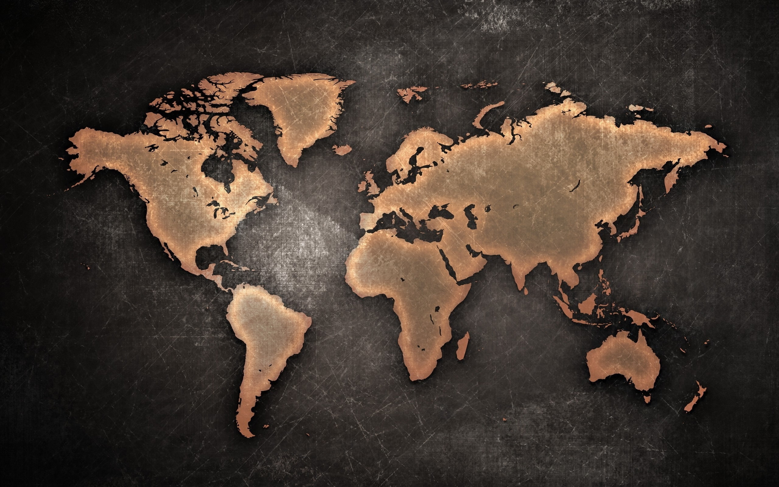 World Map, Continents, creative design