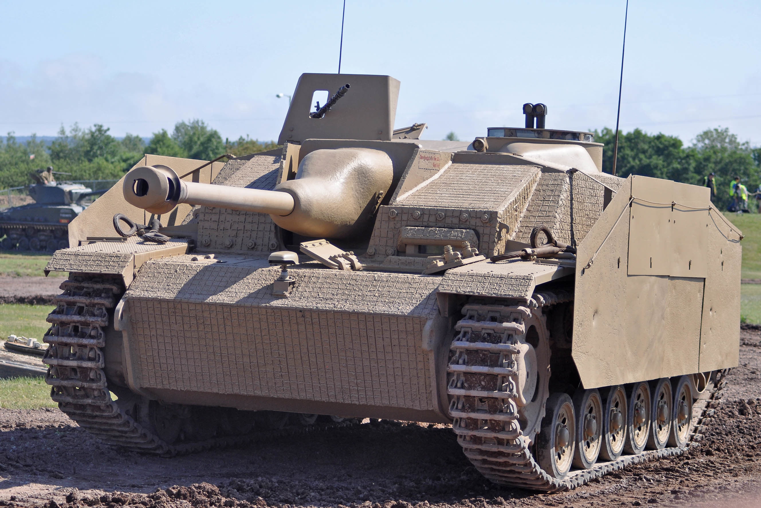 brown battle tank, war, installation, armor, artillery, gun, German