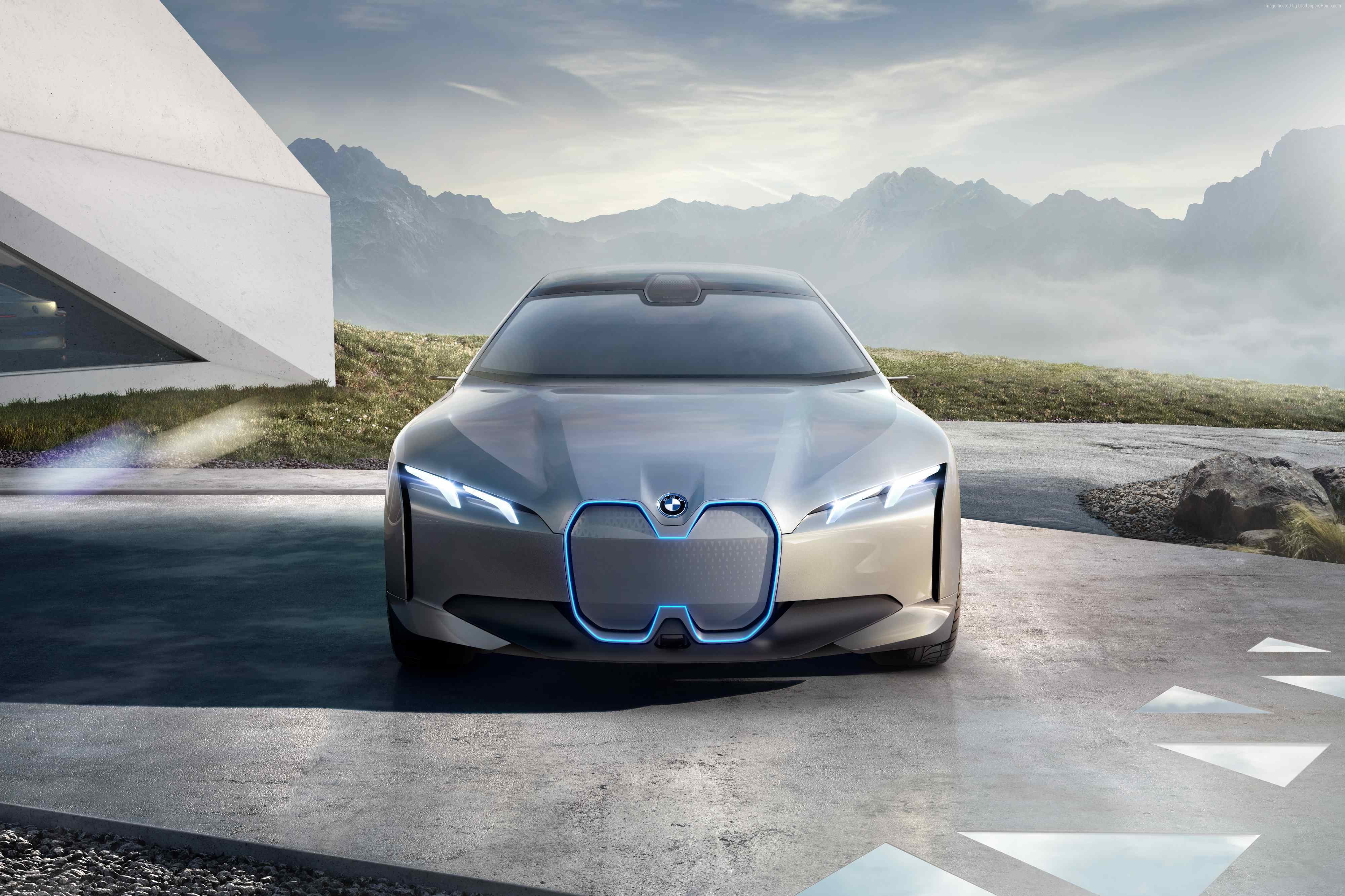 4k, electric car, BMW i Vision Dynamics, motor vehicle, mode of transportation