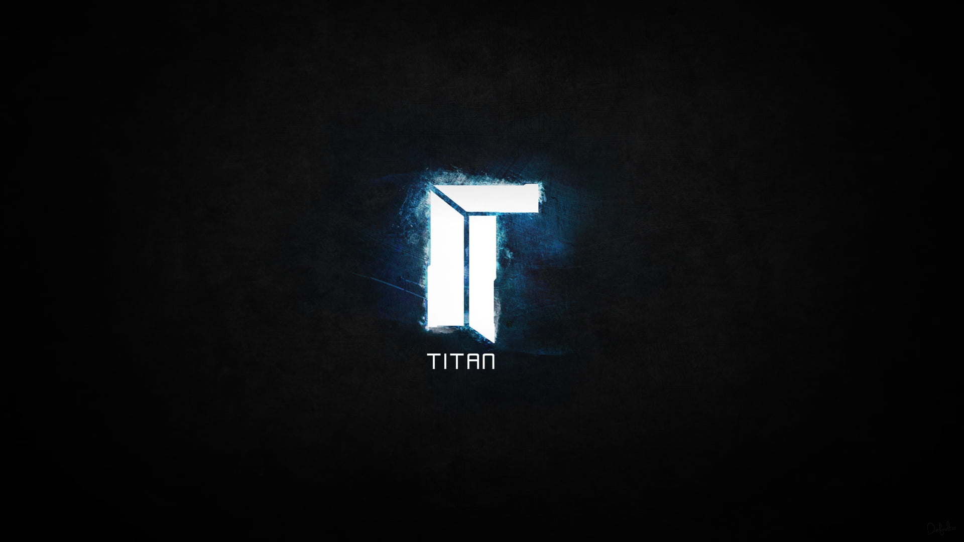 Titan logo, Counter-Strike, CSGO, black Color, glowing, dark