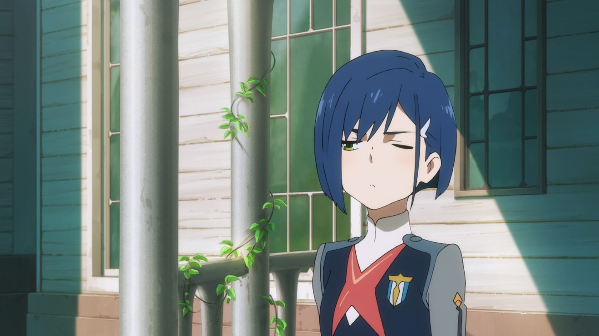 anime, anime girls, Ichigo (Darling in the FranXX), blue hair