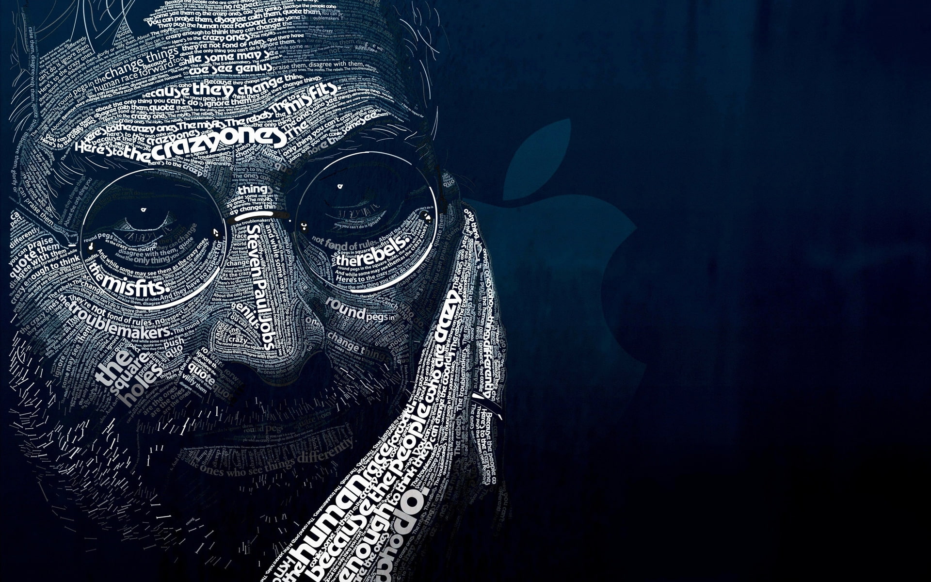 Steve Jobs Word Art, apple, director, computers