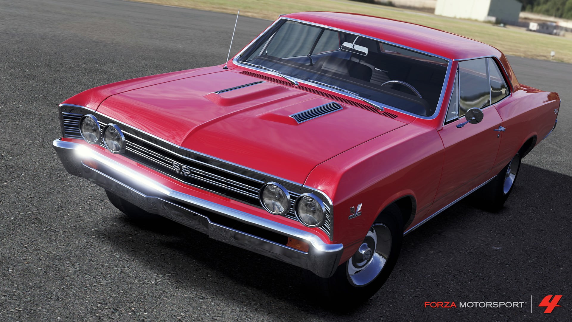 red muscle car, Forza Motorsport 4, video games, land vehicle