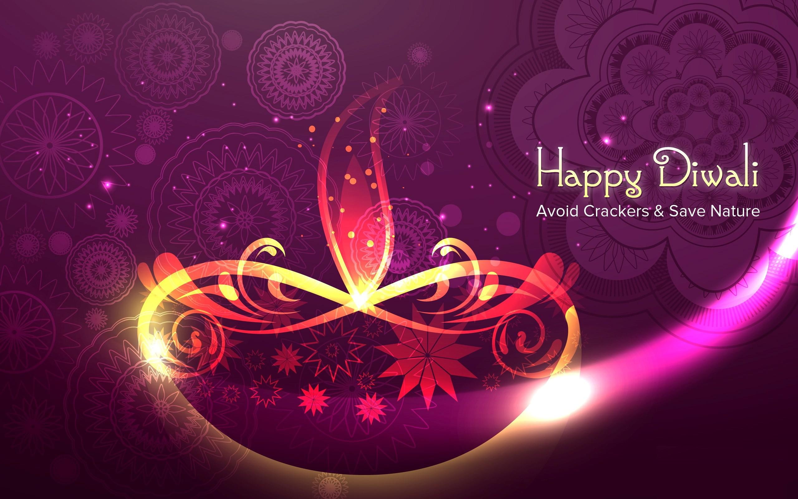 Have Safe and Save Nature Wish You Happy Diwali HD Images, lamp