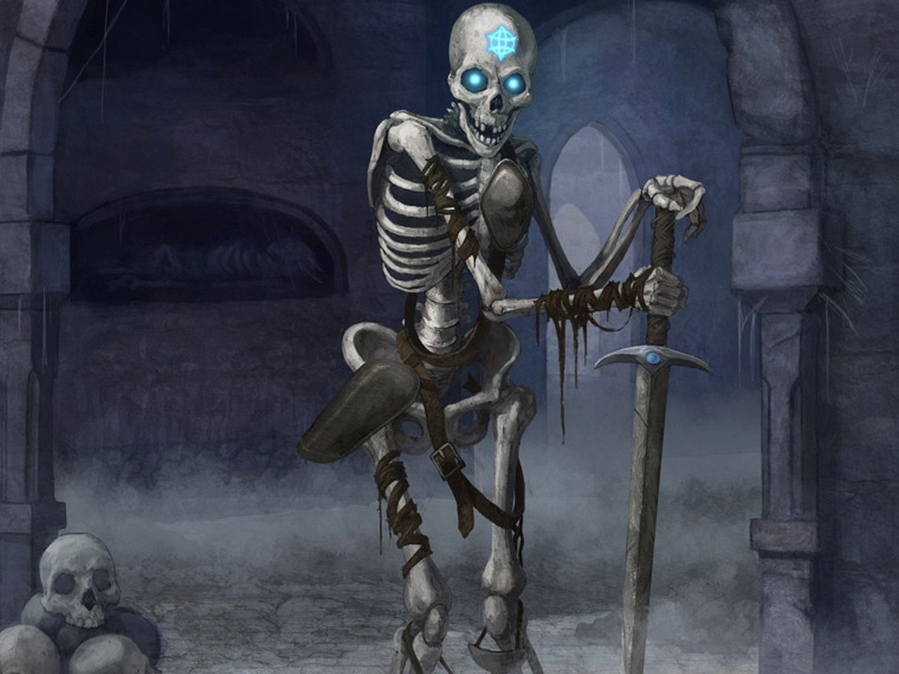Dark, Skeleton