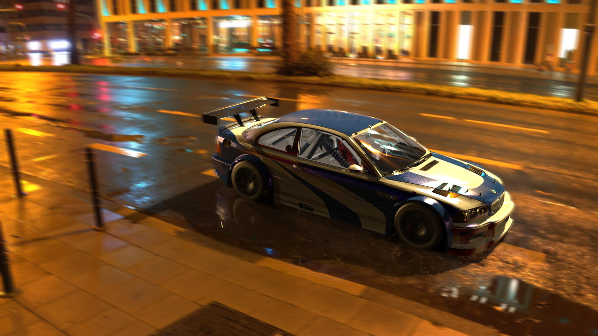 BMW M3 GTR, Need for Speed: Most Wanted, games art, car