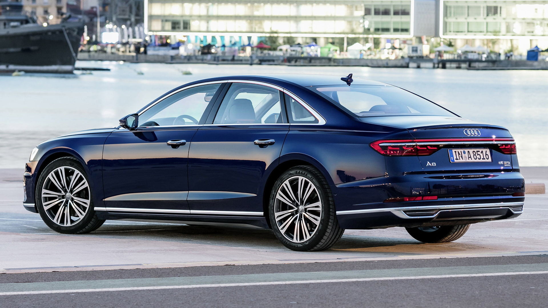 Audi, Audi A8, Blue Car, Full-Size Car, Luxury Car, Sedan