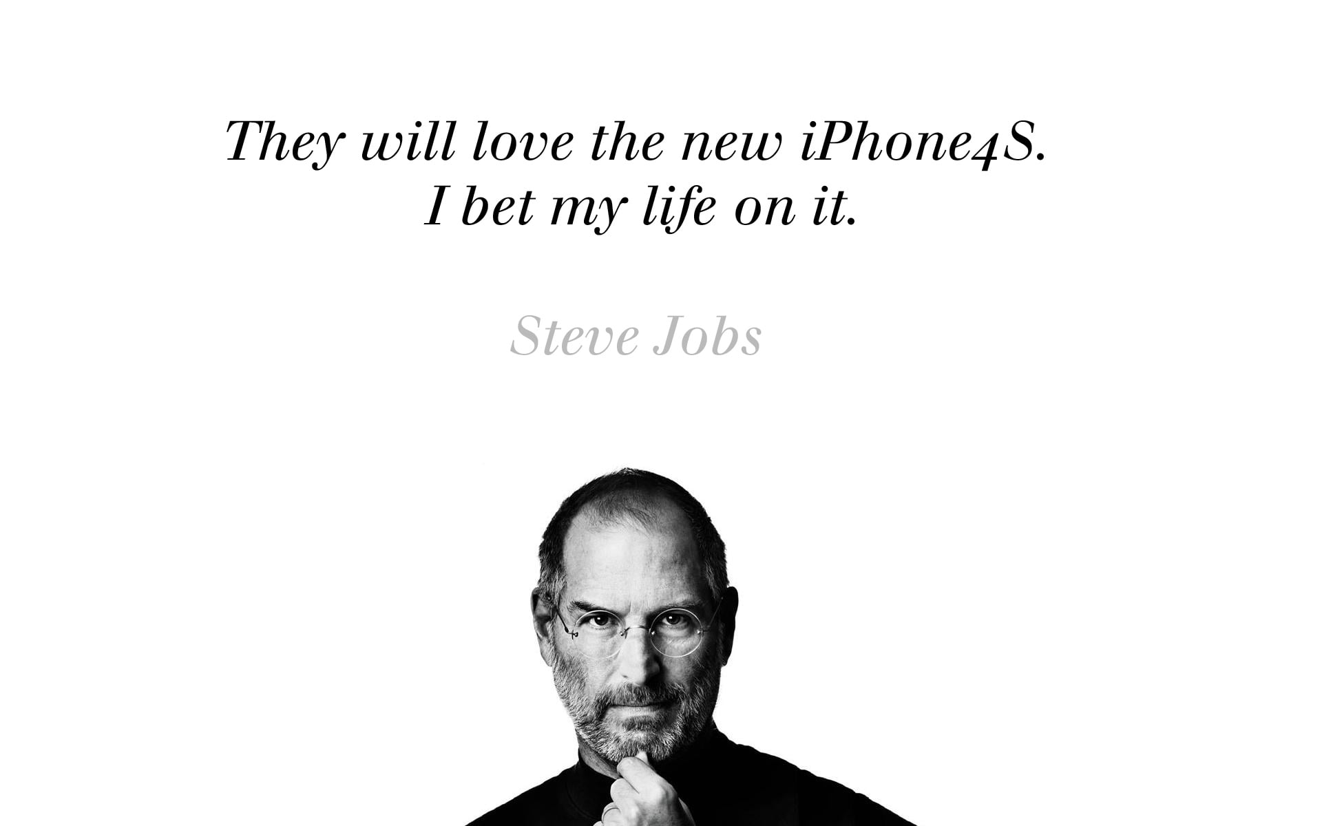 Steve Jobs, iphone, bw, text, people, men, males, one Person