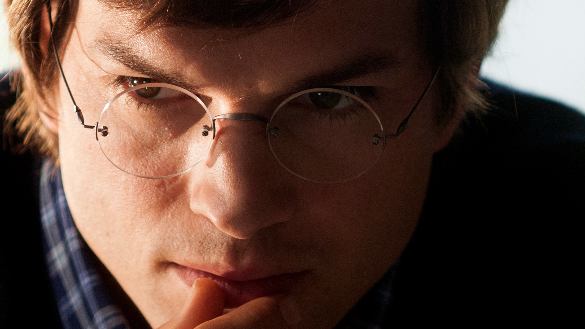 Movie, Jobs, Ashton Kutcher, one person, portrait, adult, serious
