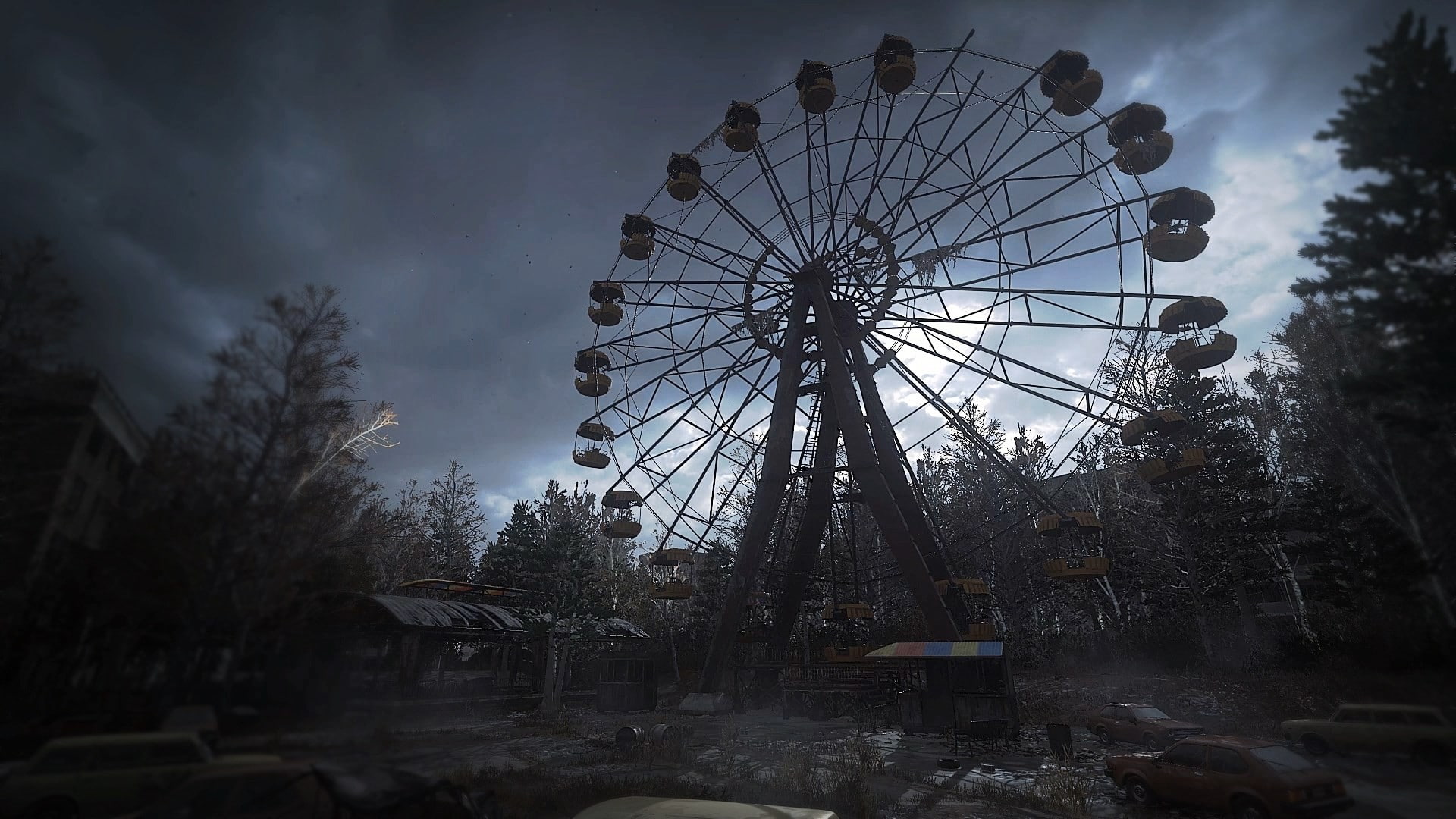 Chernobyl, Pripyat, ferris wheel, Call of Duty 4: Modern Warfare