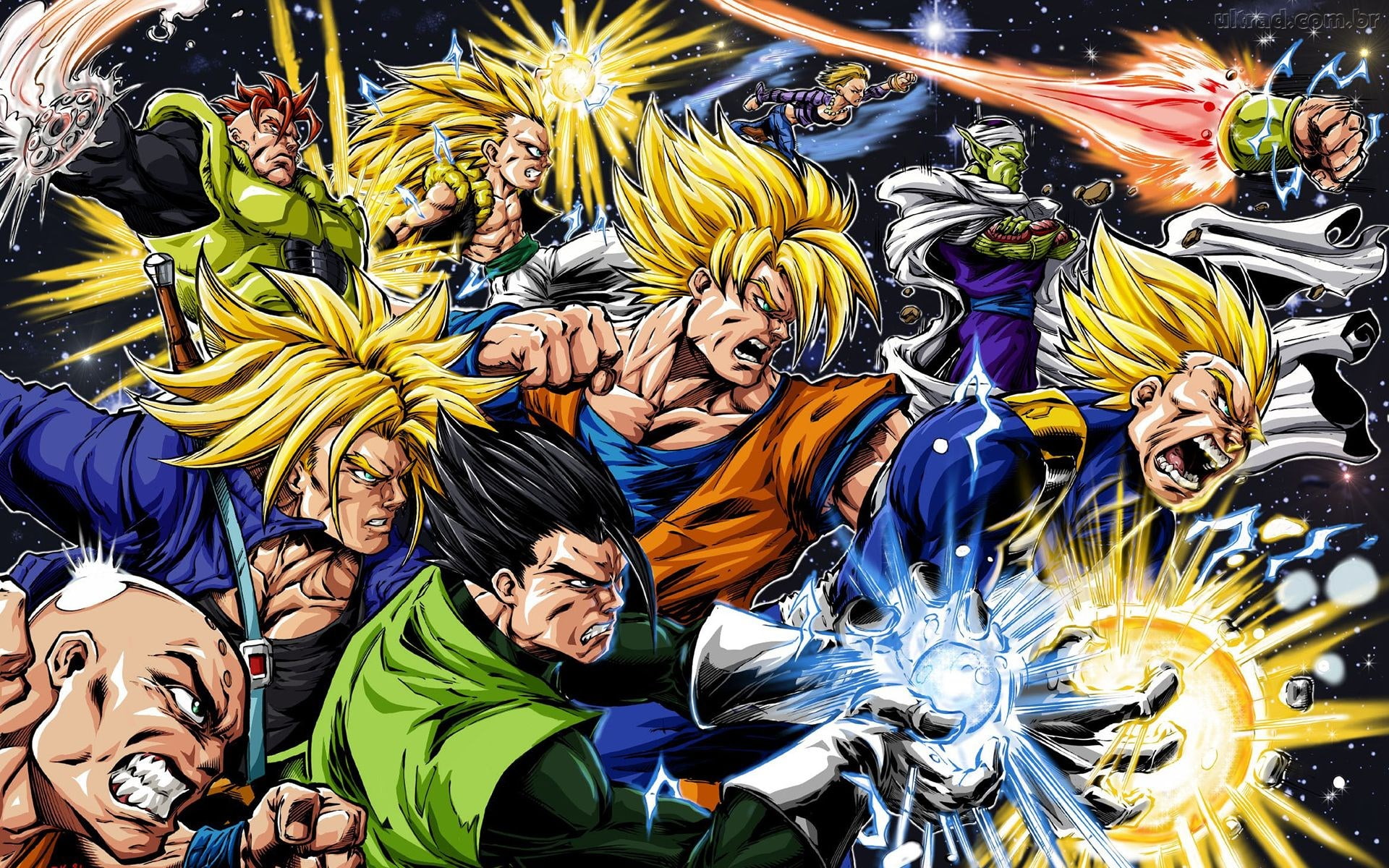 dragon ball z beautiful pictures hd, group of people, multi colored
