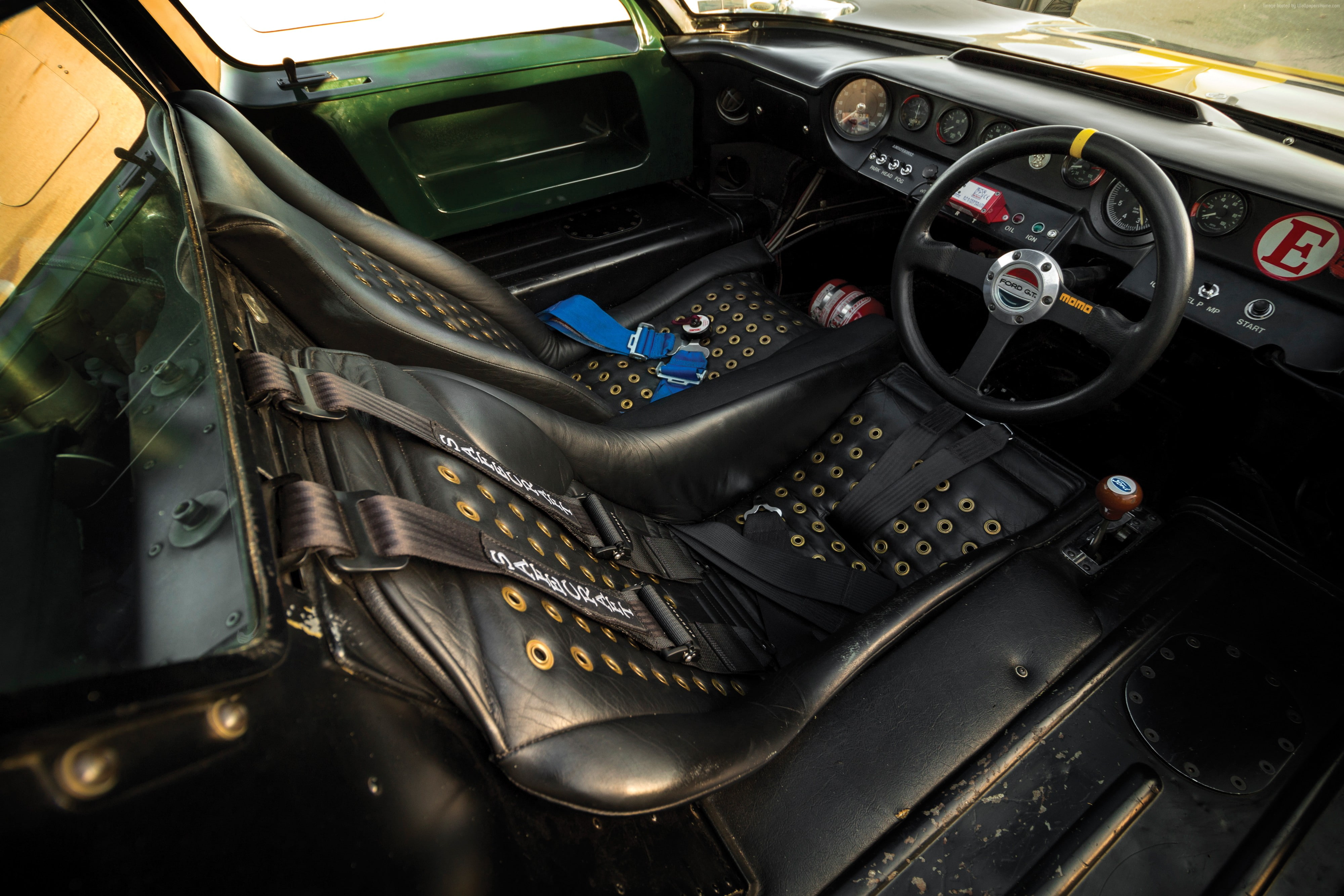 interior, Ford GT40, Le Mans, Race Car