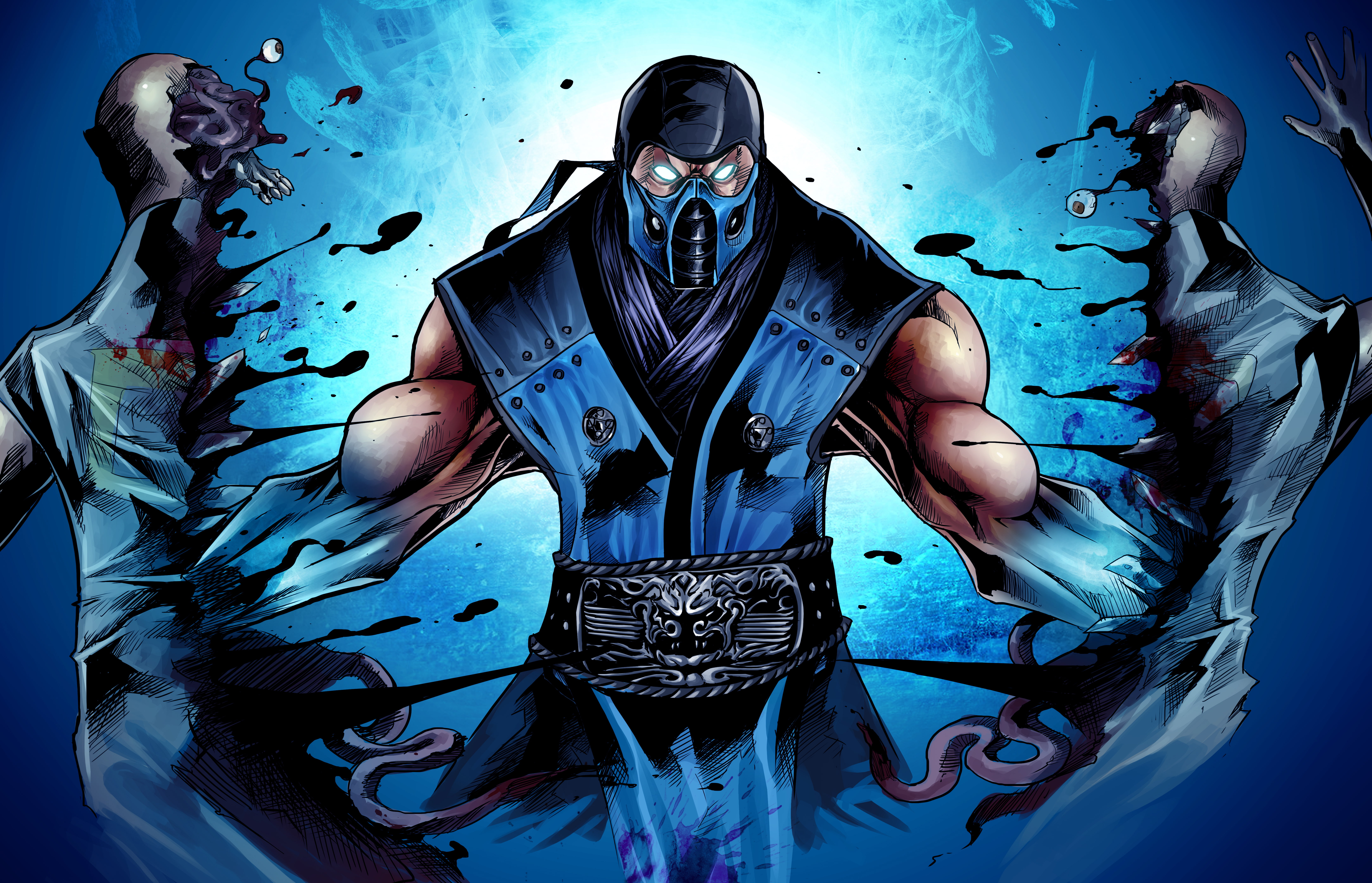 Mortal Kombat, Sub-zero, Ninja