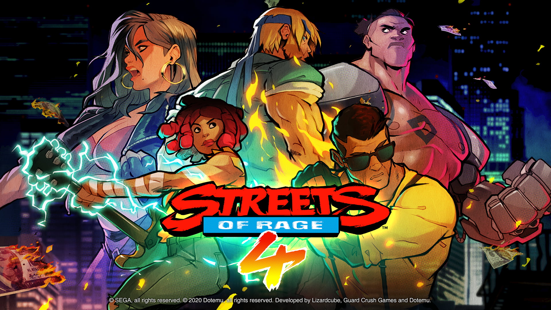 Streets of Rage, Streets of Rage 4, video game art, video games