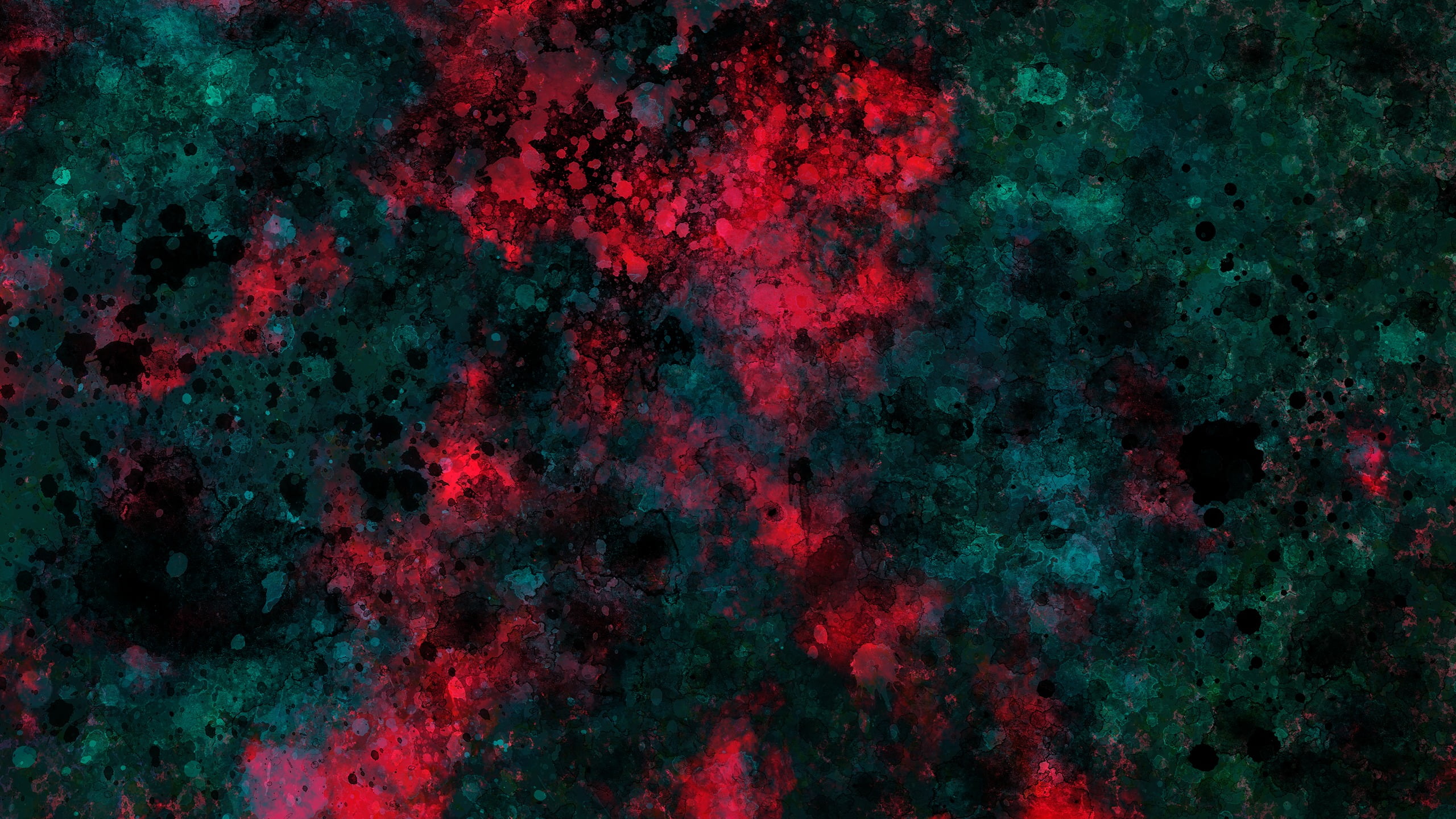 red, black, and green abstract digital wallpaper, watercolor