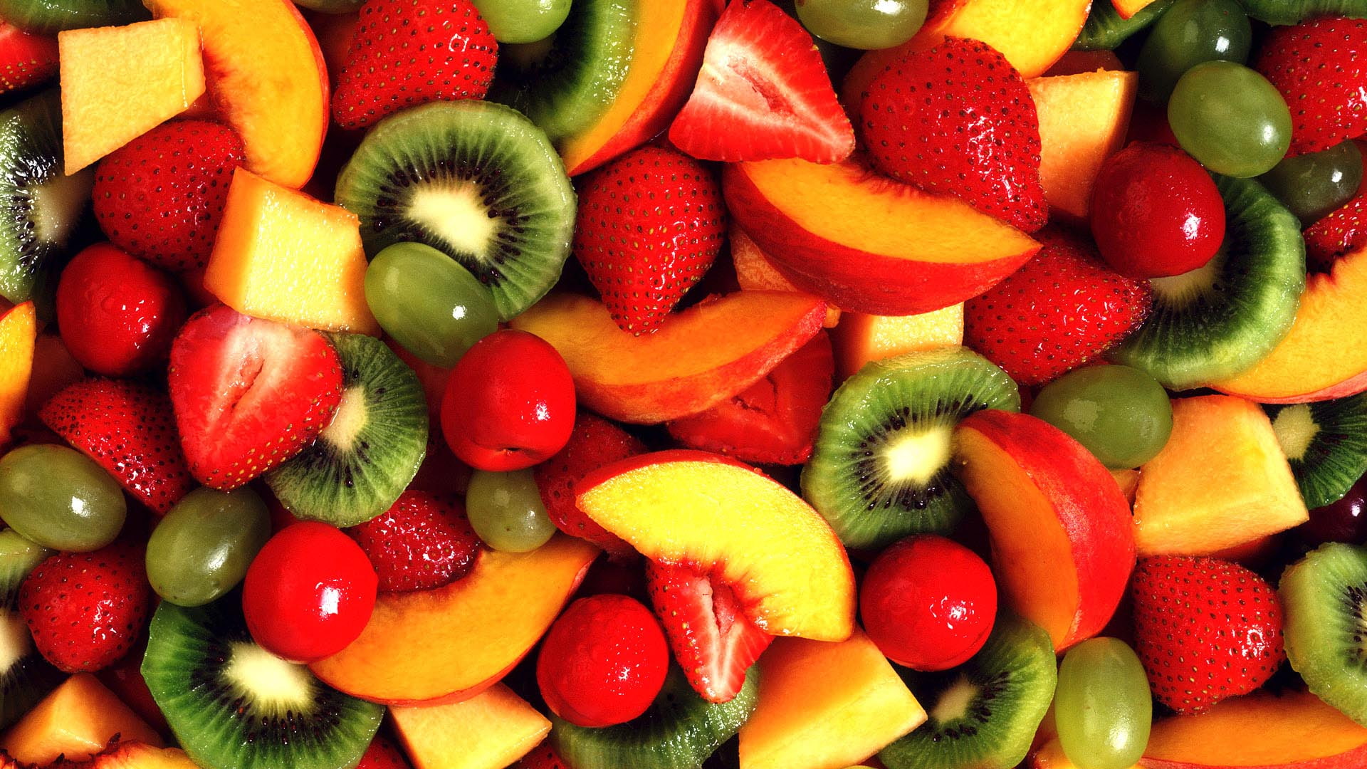 Fresh Fruit HD, kiwi, strawberry