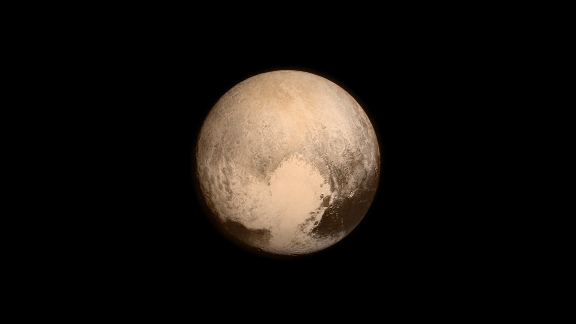 pluto planet space, black background, single object, no people