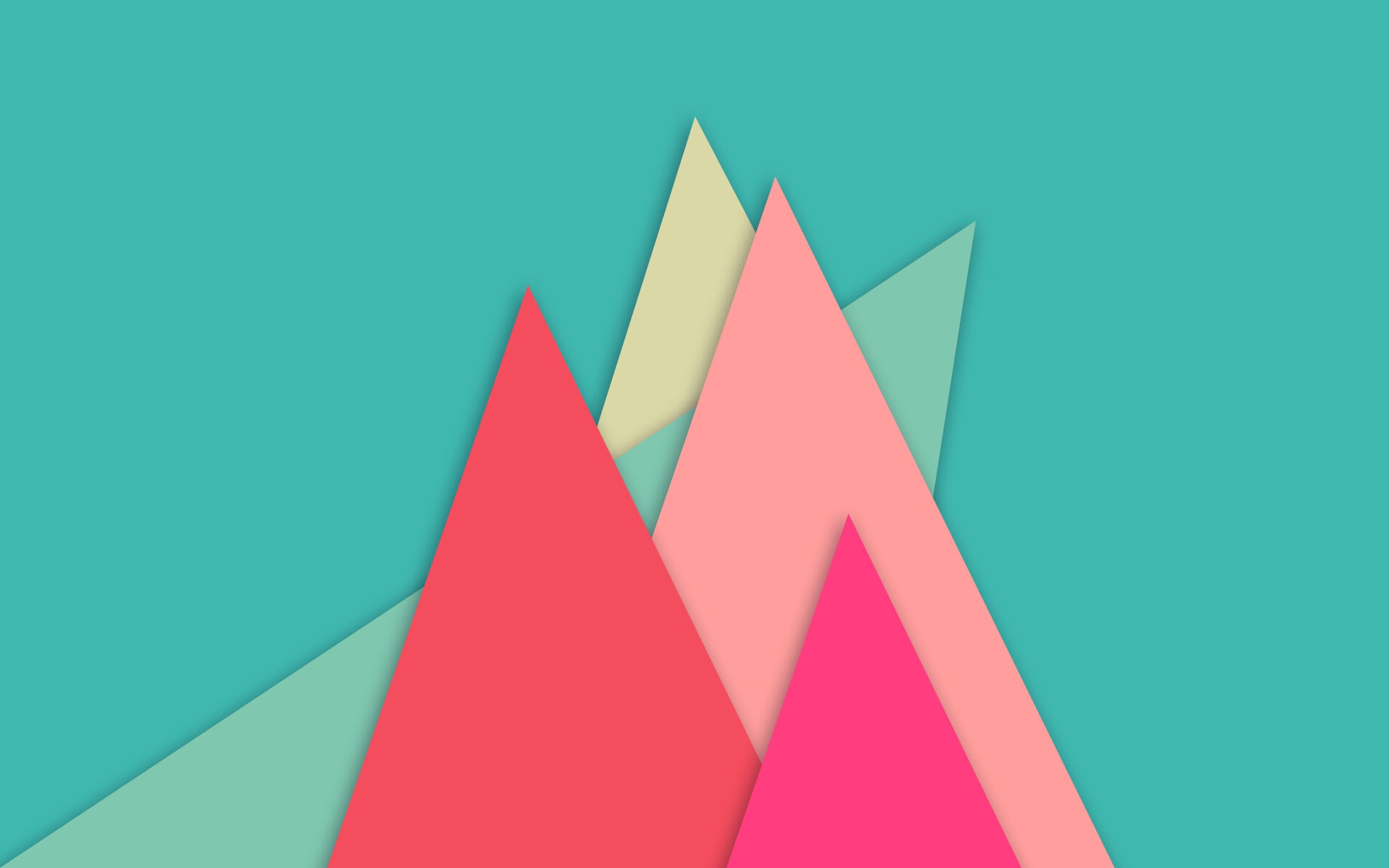 pattern minimalism techno android operating system, triangle shape