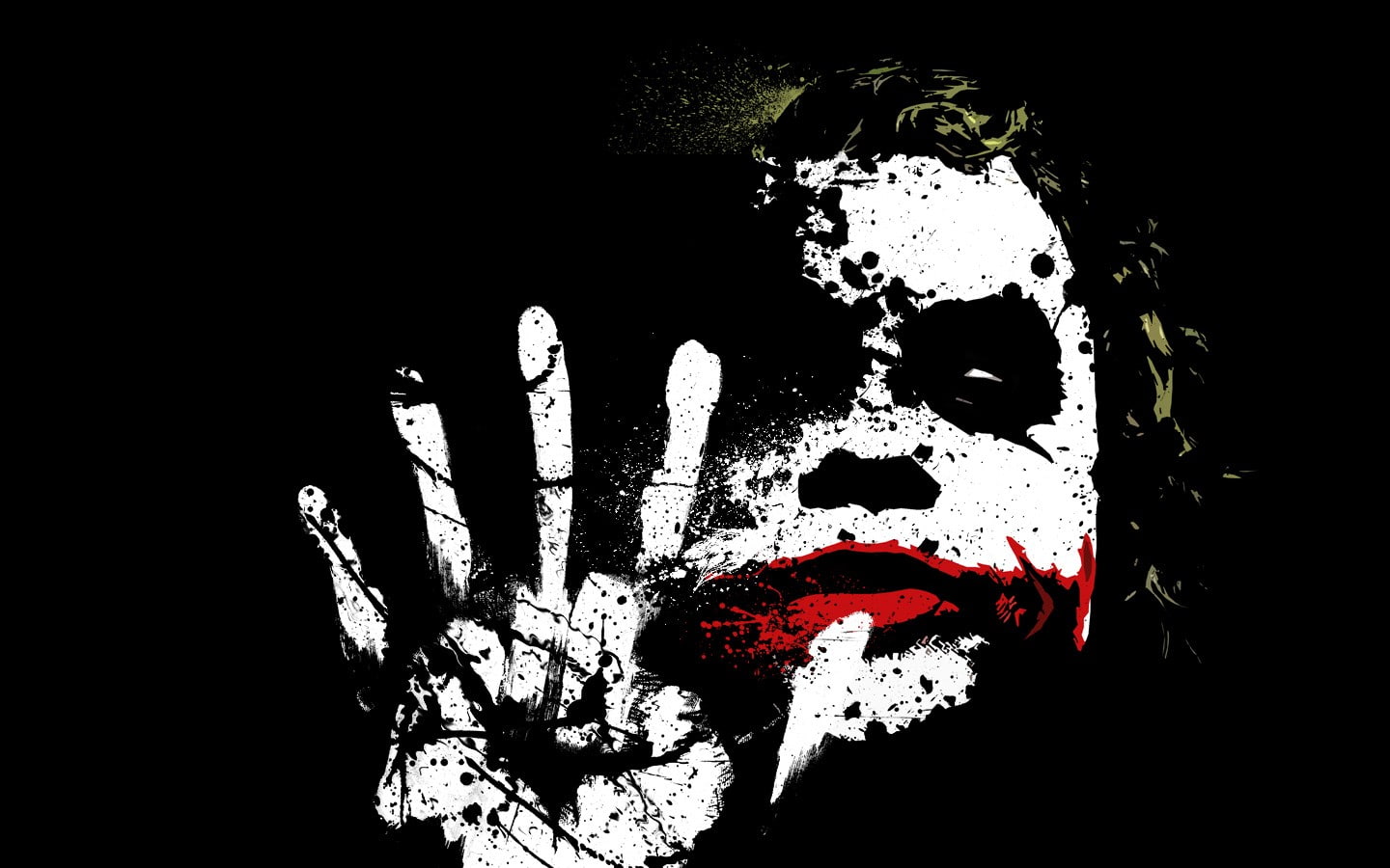 Free download | HD wallpaper: movies, paint splatter, Joker, The Dark ...