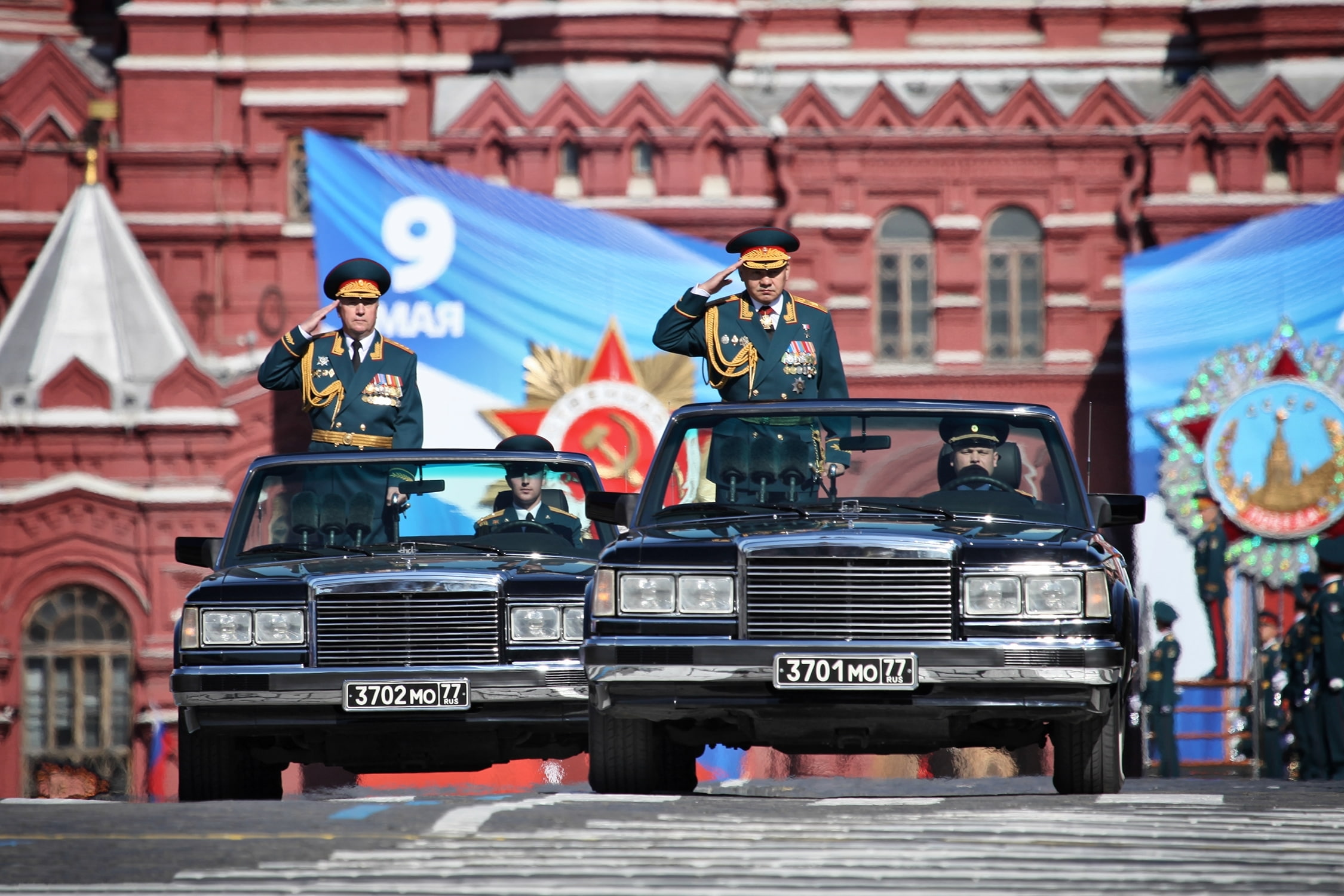 holiday, parade, Russia, May 9, ZIL, Victory Parade, Red Square