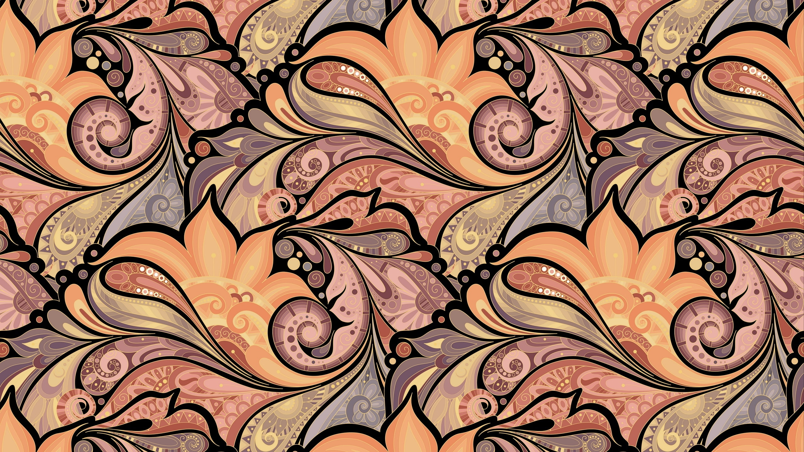 Texture, pattern, orange, paper, leaf