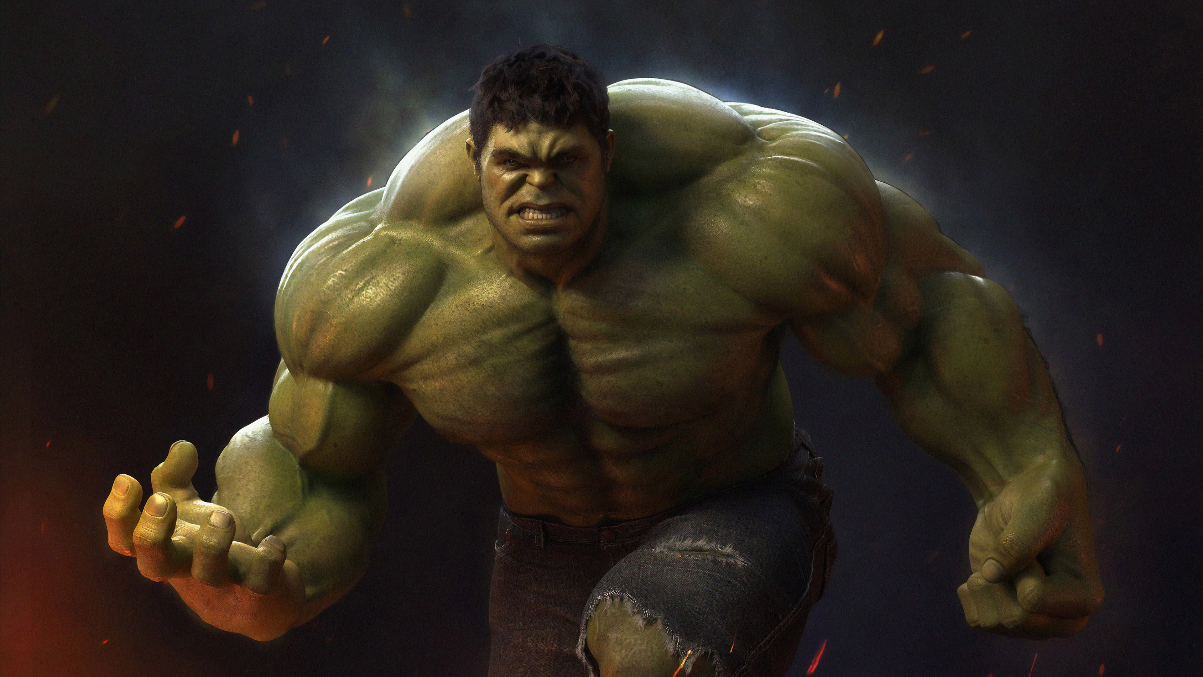 Free Download Hd Wallpaper Hulk Hulk Film Muscles Superhero