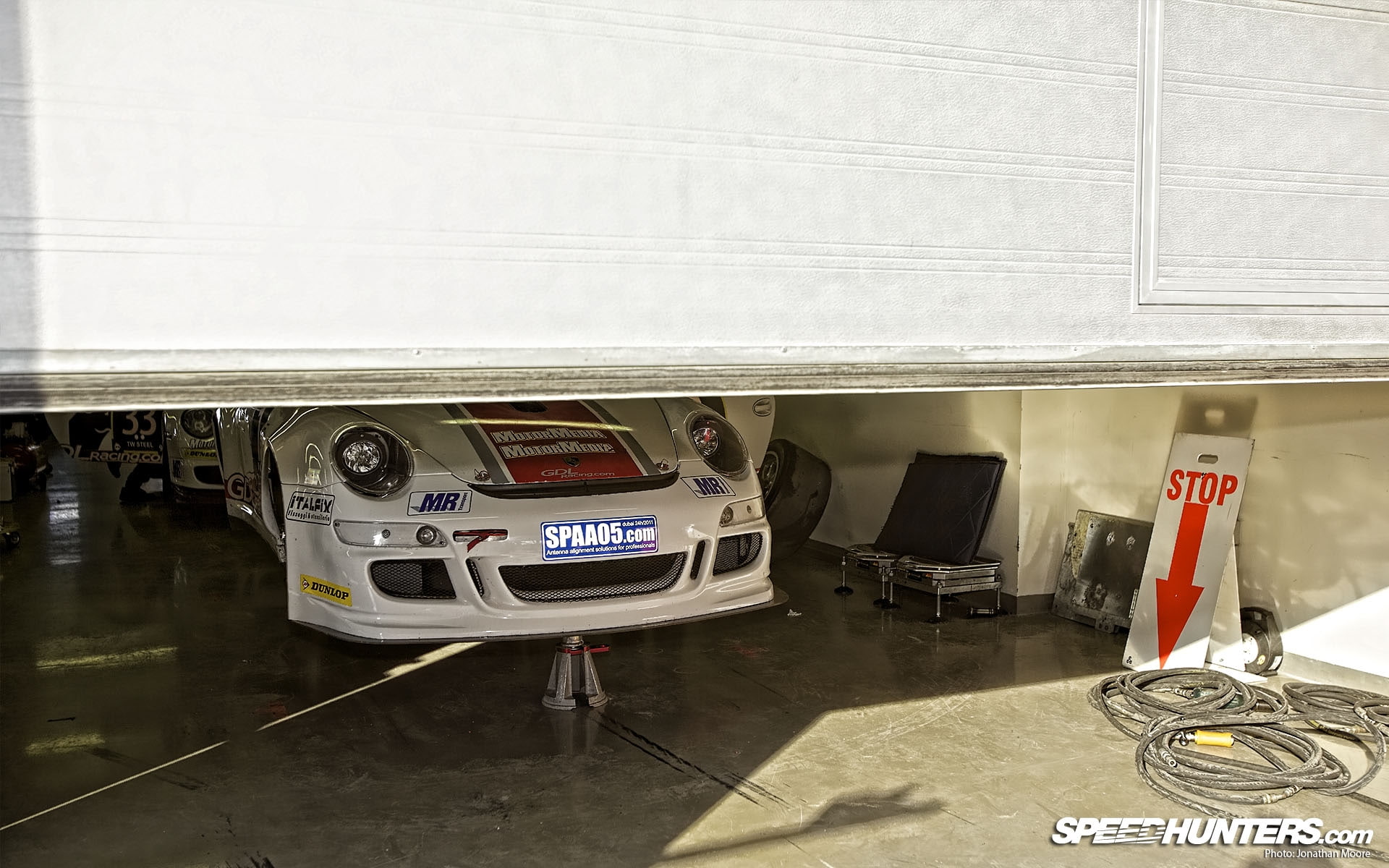 Porsche Race HD, white sports car, cars