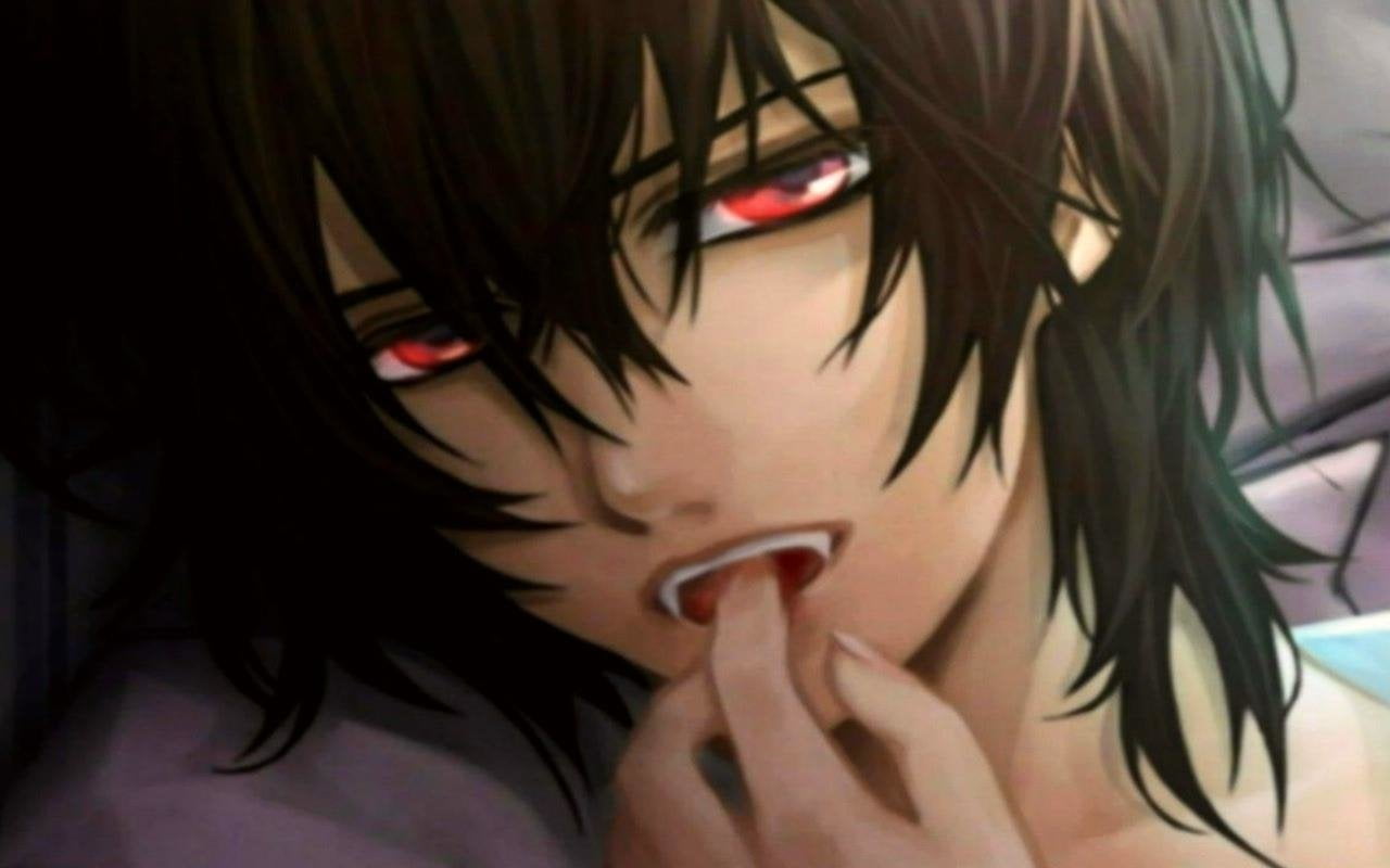 black haired male anime character, Vampire Knight, one person