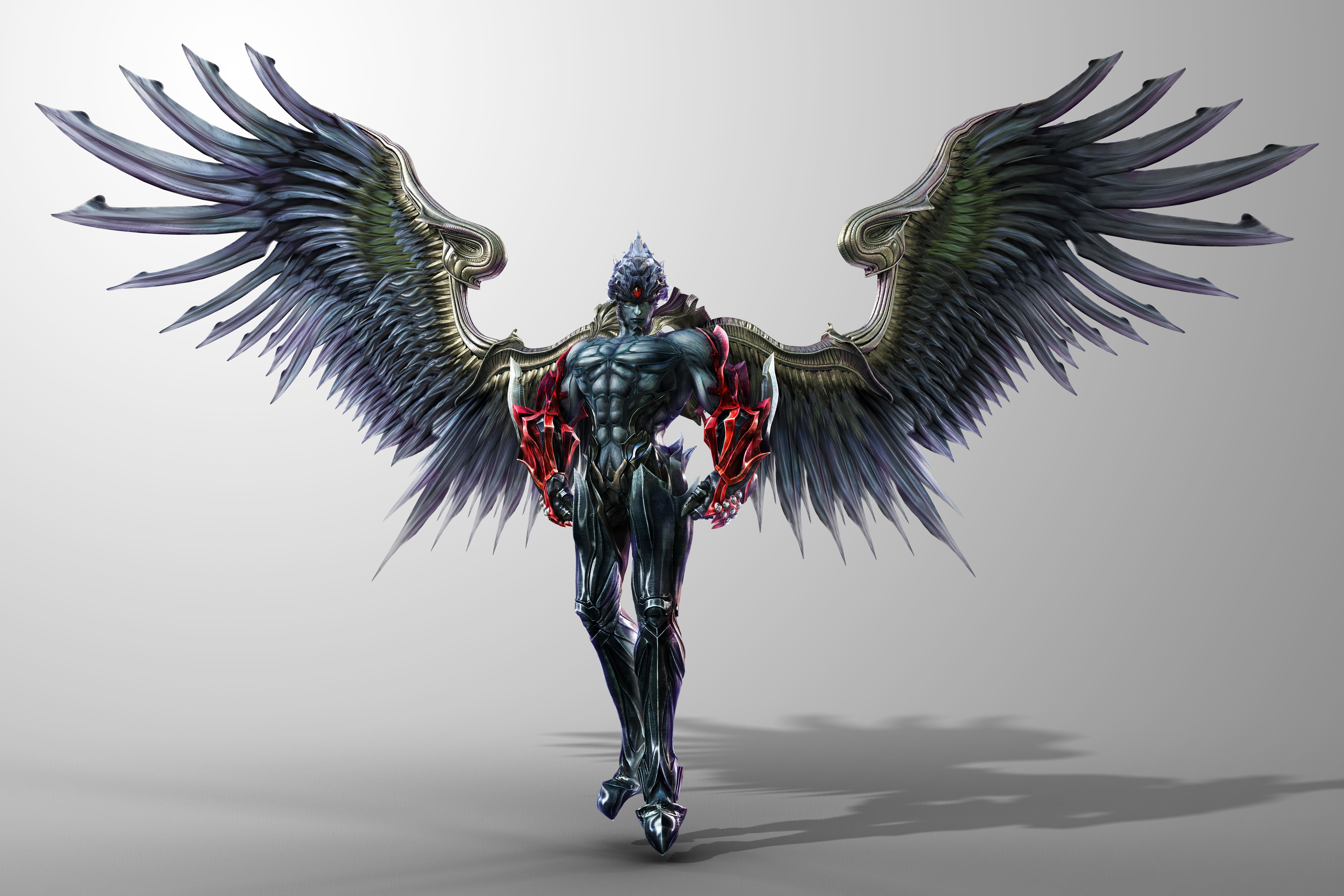 winged man illustration, Devil Jin, Tekken, Tag Tournament, 4K