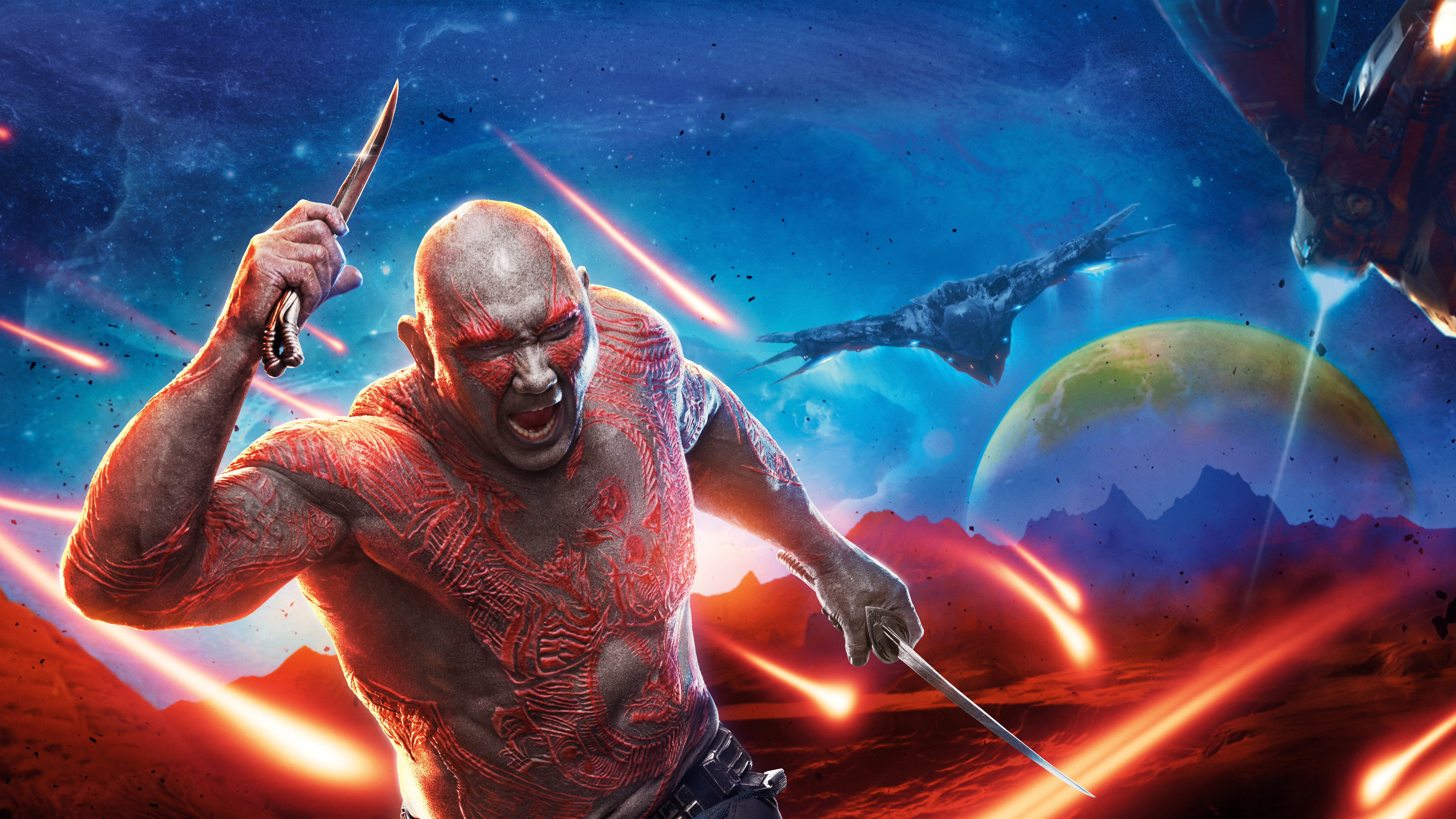 Drax the Destroyer, Dave Bautista, Guardians of the Galaxy Vol 2