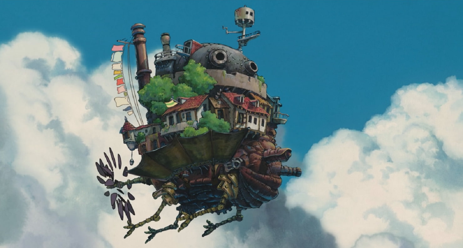 studio ghibli howls moving castle, cloud - sky, nature, day
