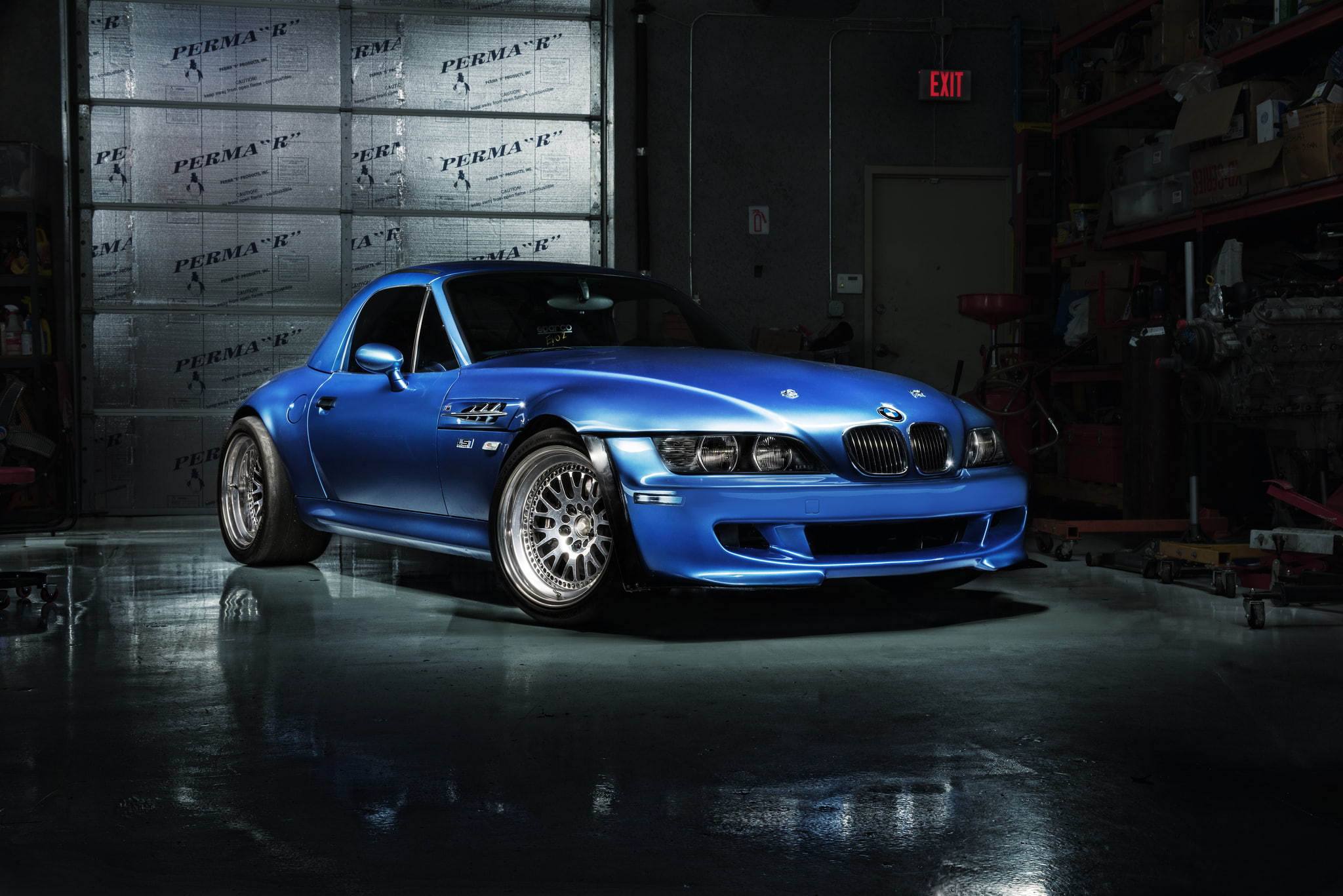 BMW, before, blue, z3 M