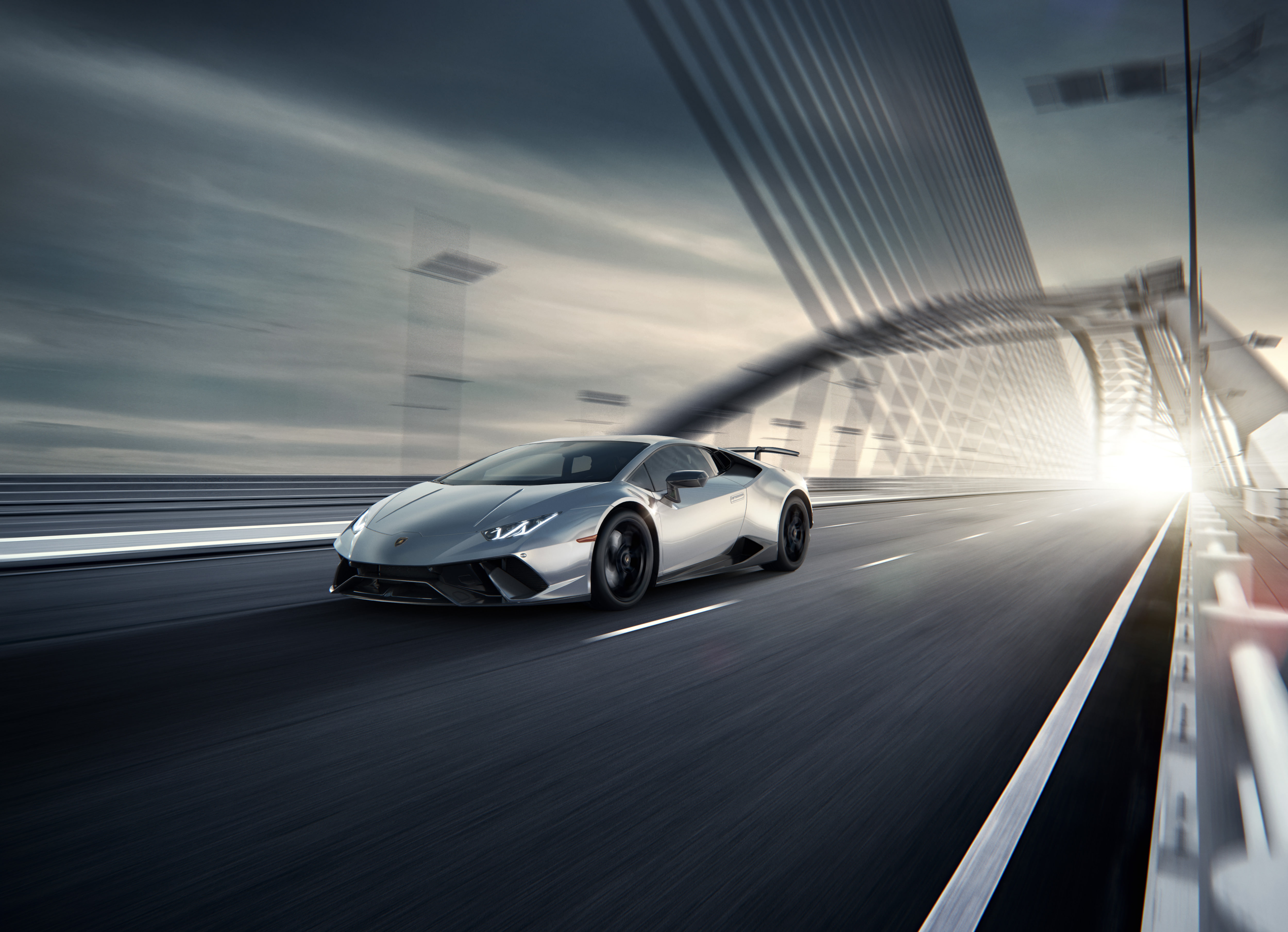 4K, Lamborghini Huracan Performante, 2018, car, transportation