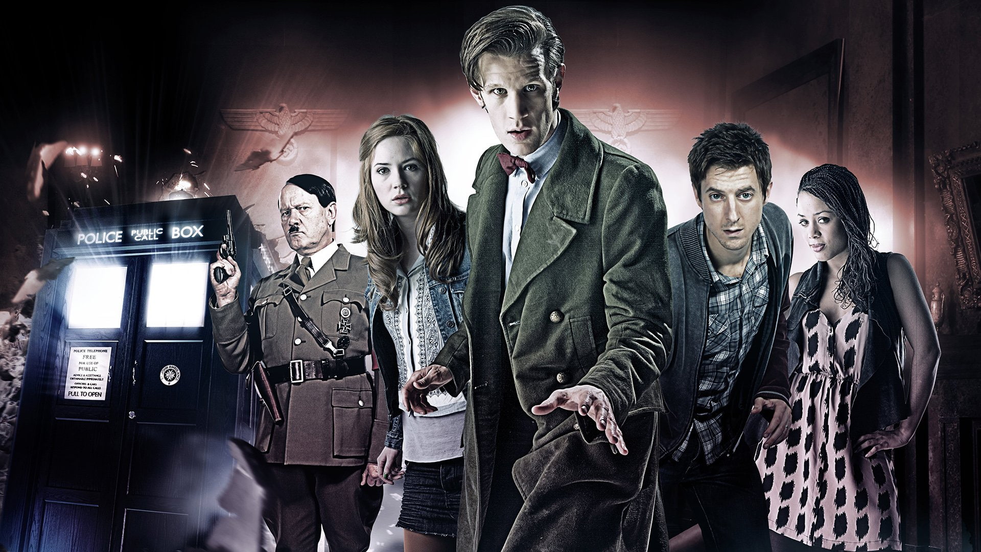 TV Show, Doctor Who, Adolf Hitler, Amy Pond, Karen Gillan, Matt Smith