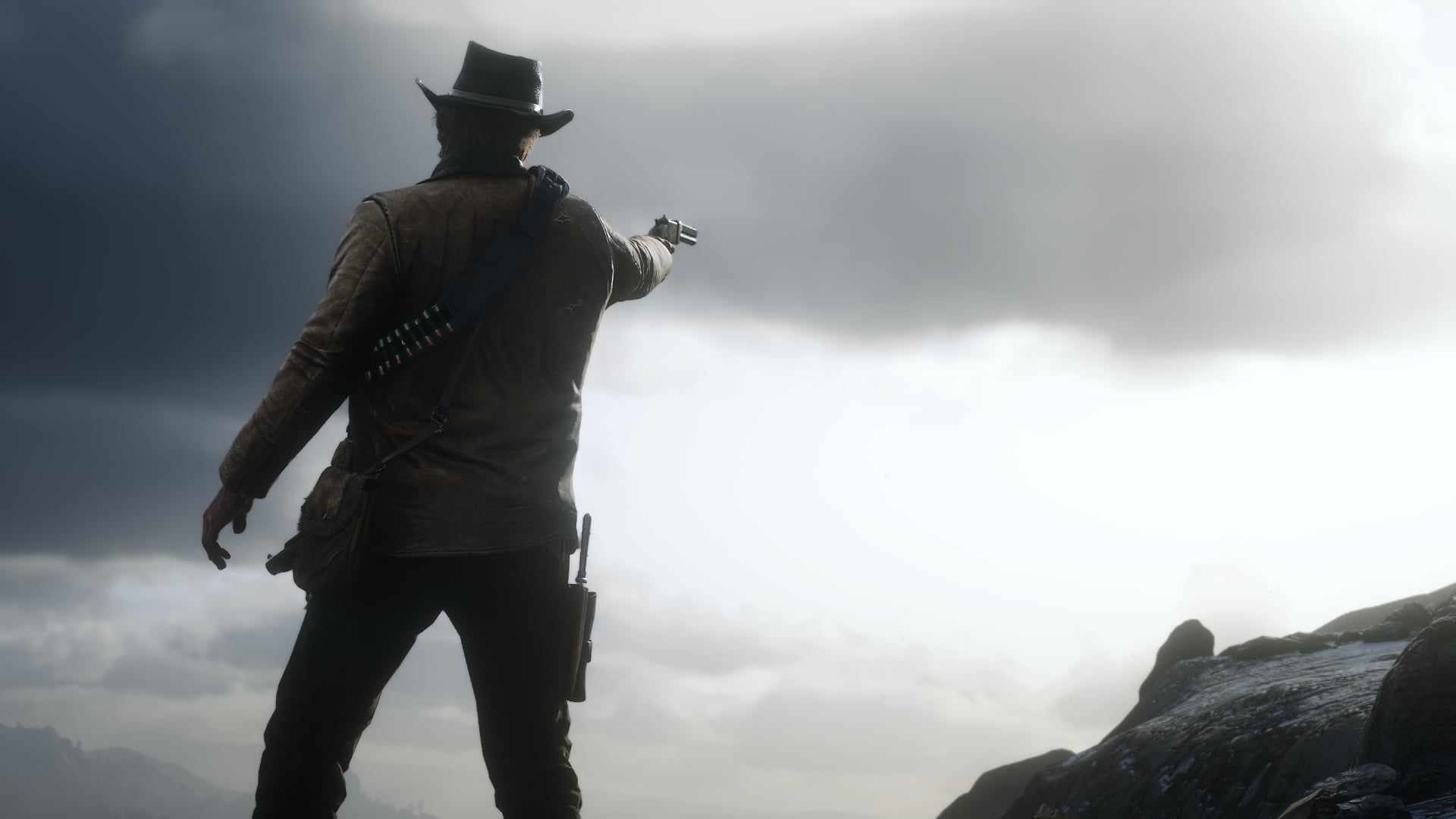 Red Dead Redemption 2, outlaws, Arthur Morgan, screen shot