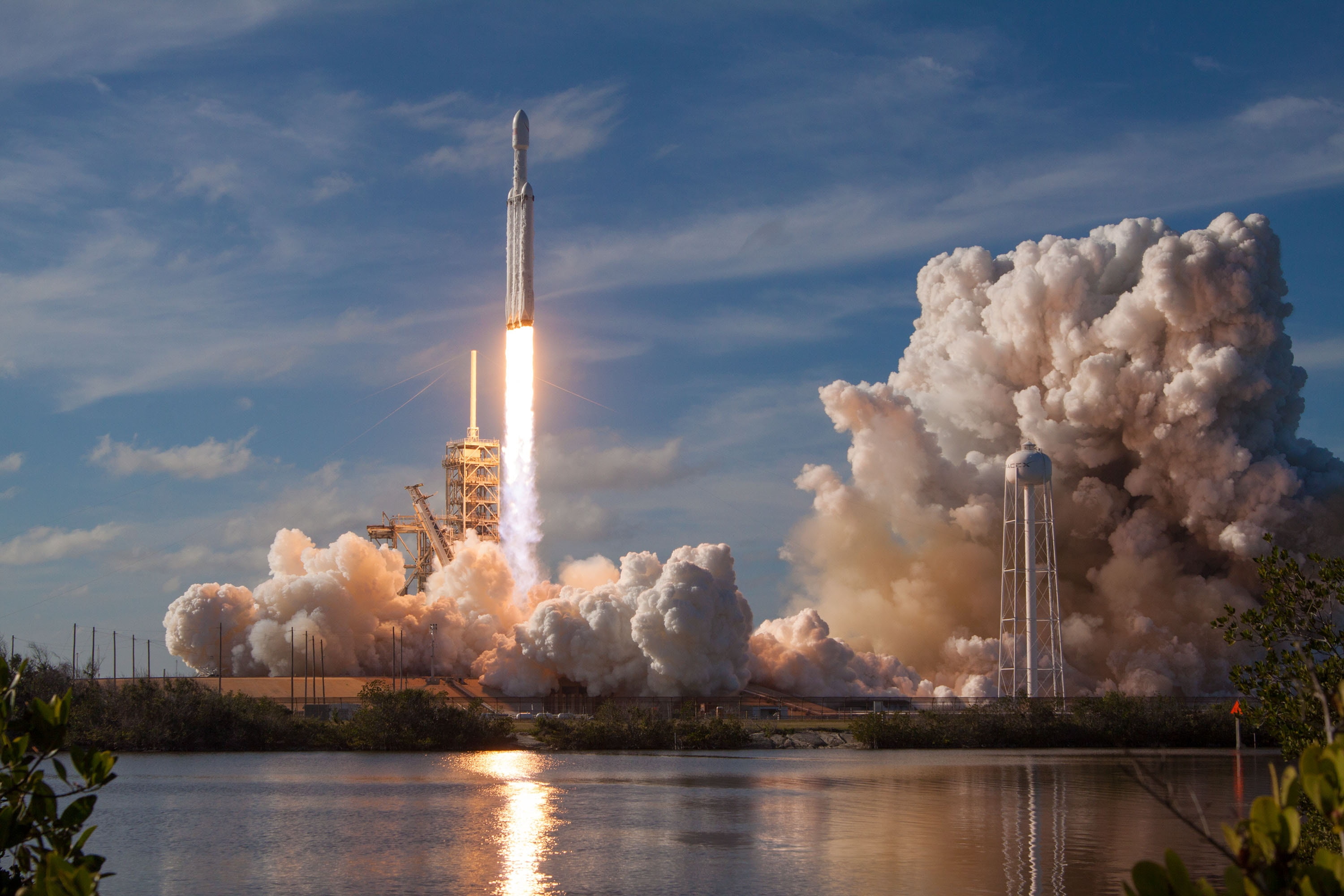 Launch, space, SpaceX, rocket, launching