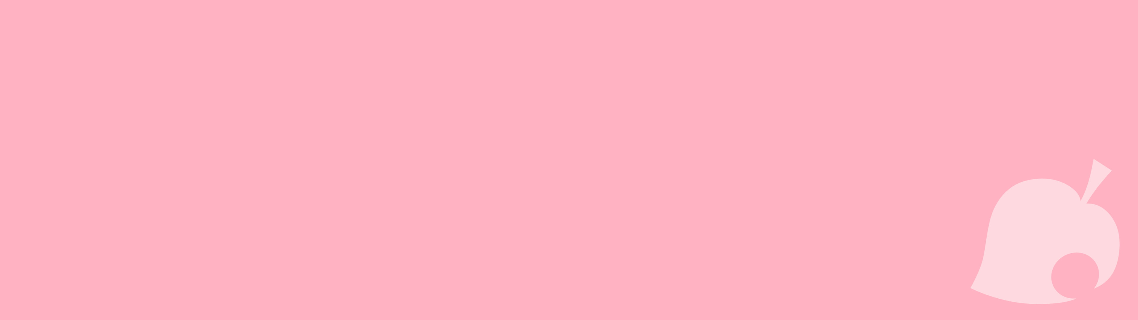 Animal Crossing New Leaf, logo, minimalism, pink, light pink