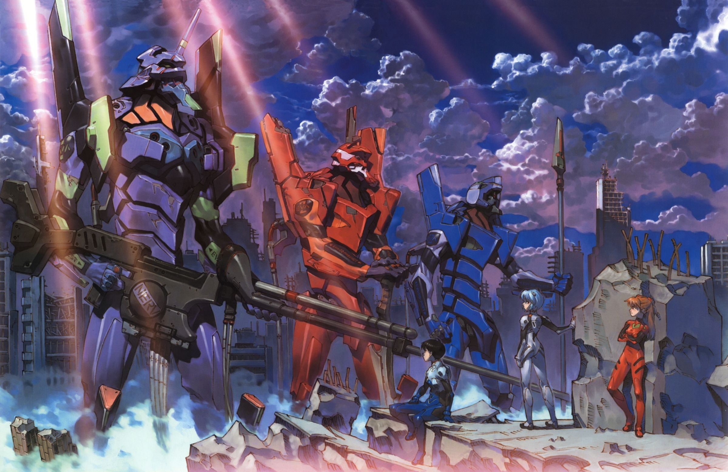 Eva, Robots, Anime
