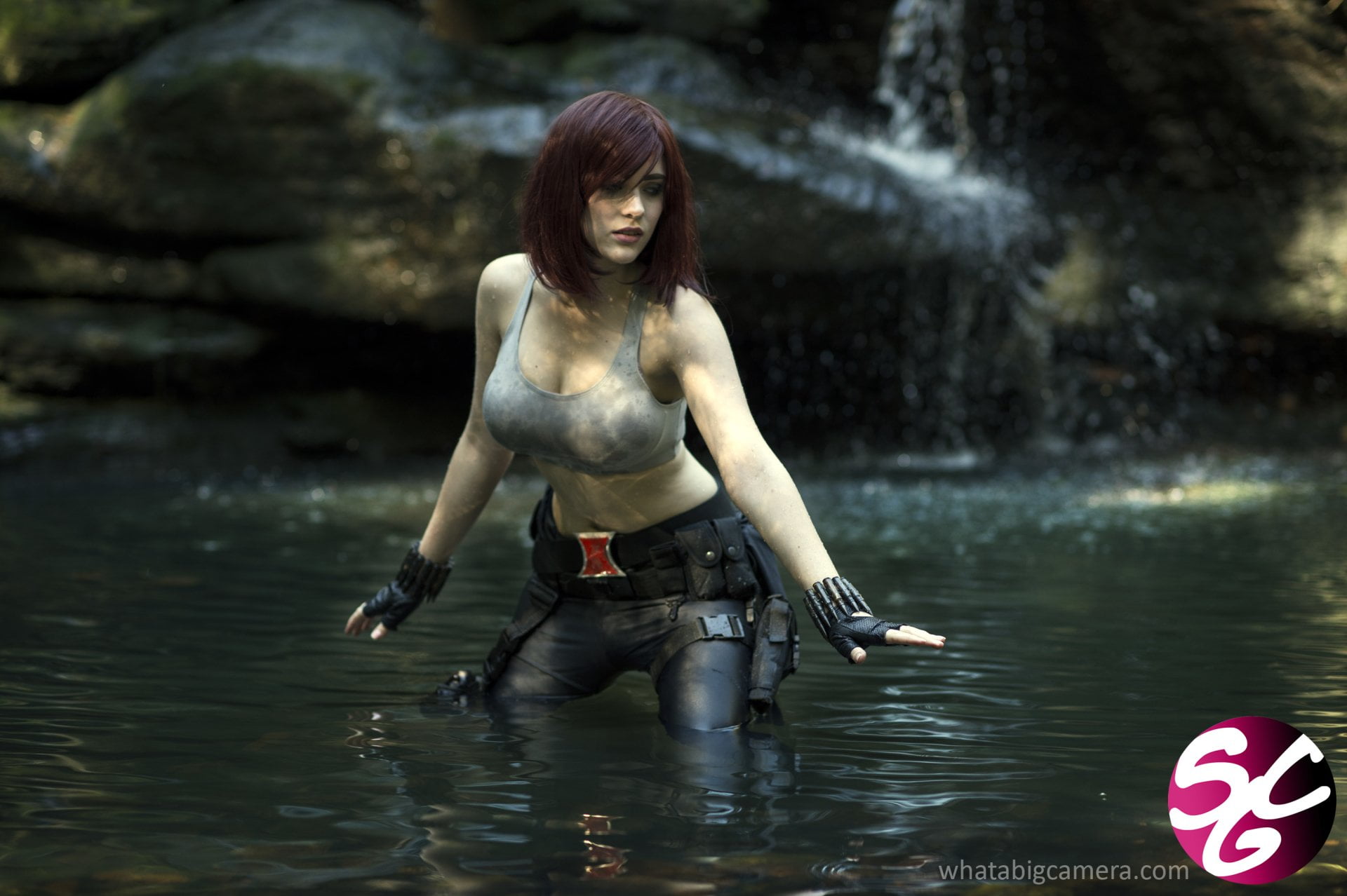 Women, Cosplay, Black Widow, water, lifestyles, one person