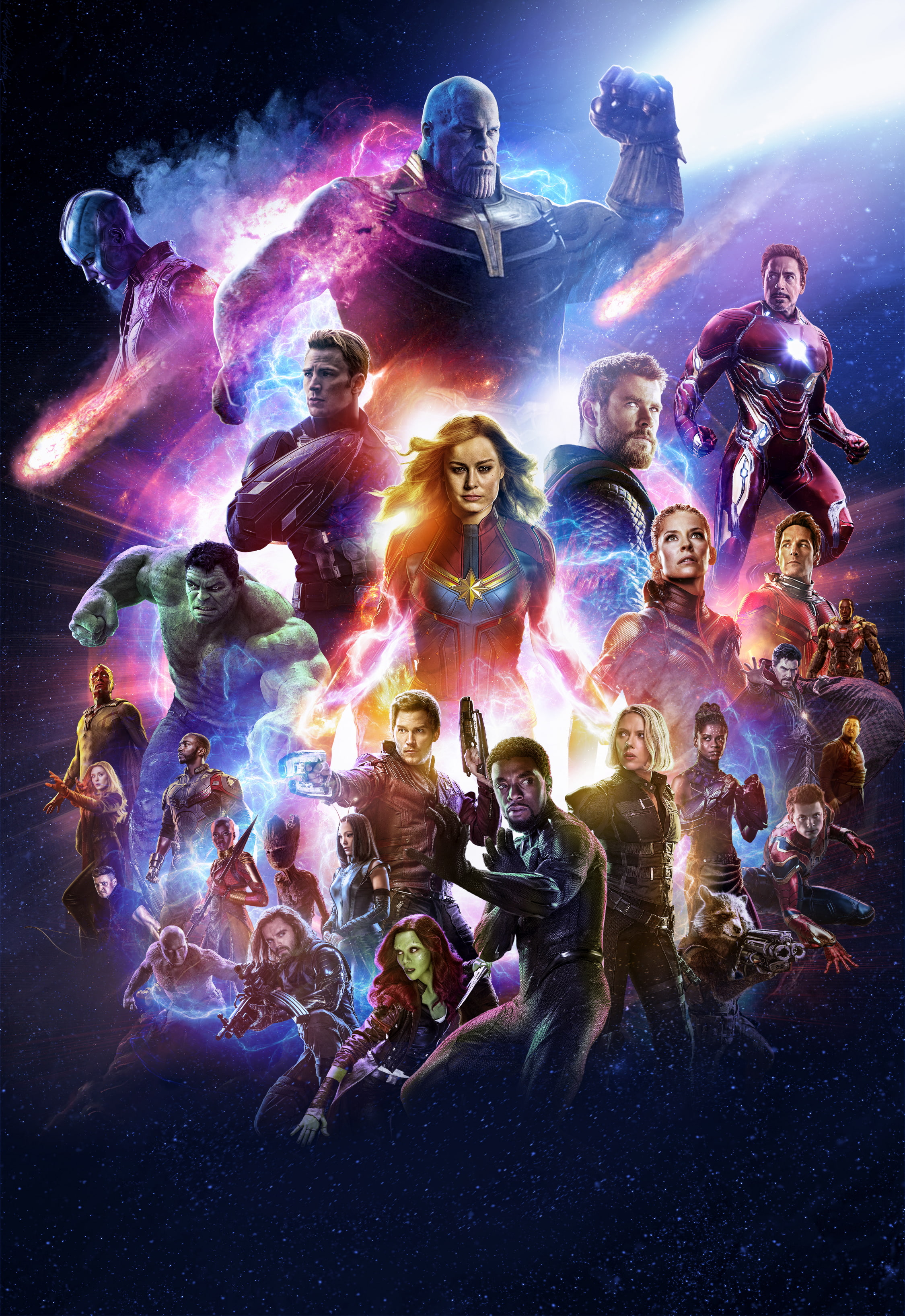 Marvel Super Heroes, Avengers 4, Captain Marvel, Iron Man, Spider-Man