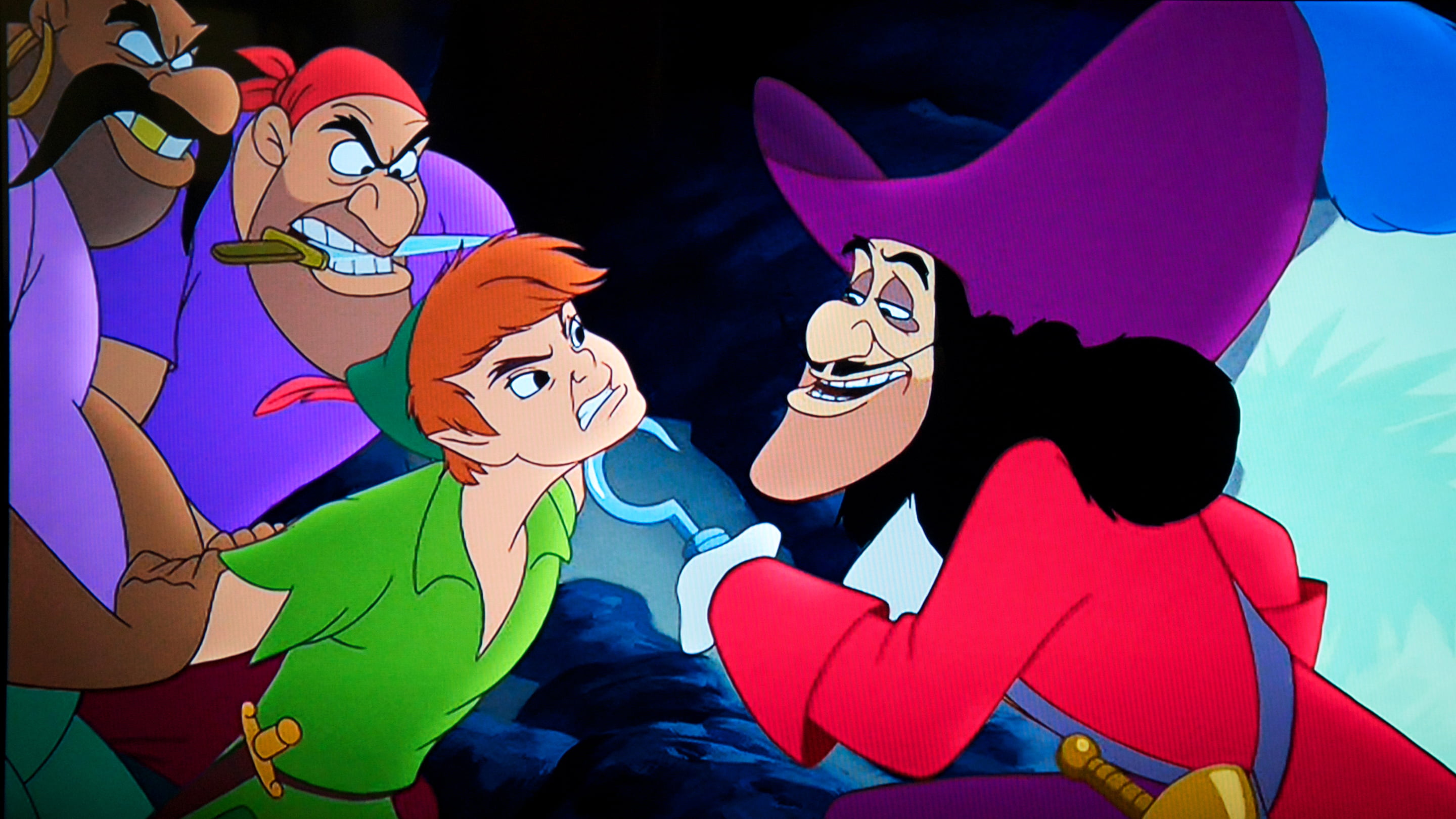 Peter Pan Against Captain Hook Walt Disney Return Of Peter Pan Screencaps Images 2880×1620