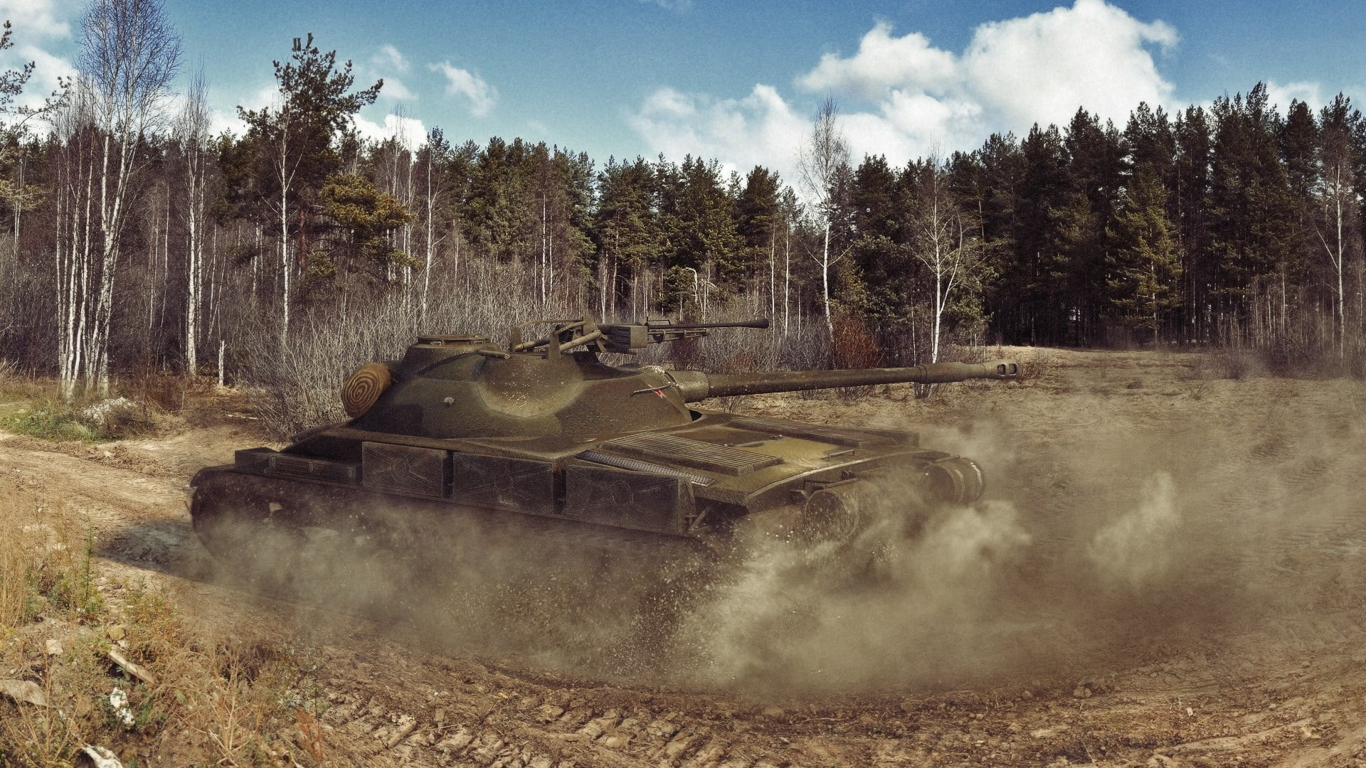 World of Tanks, render, wargaming, nature, forest, tree, plant