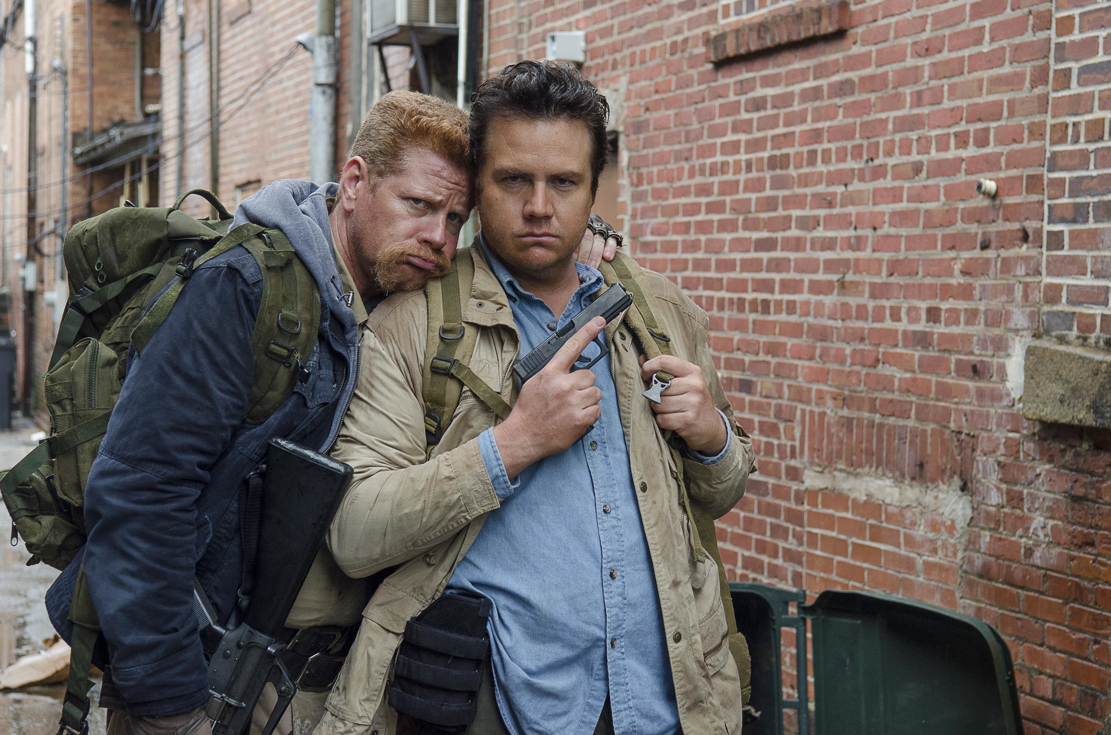 The Walking Dead Josh McDermitt, Michael Cudlitz, Porter, Abraham