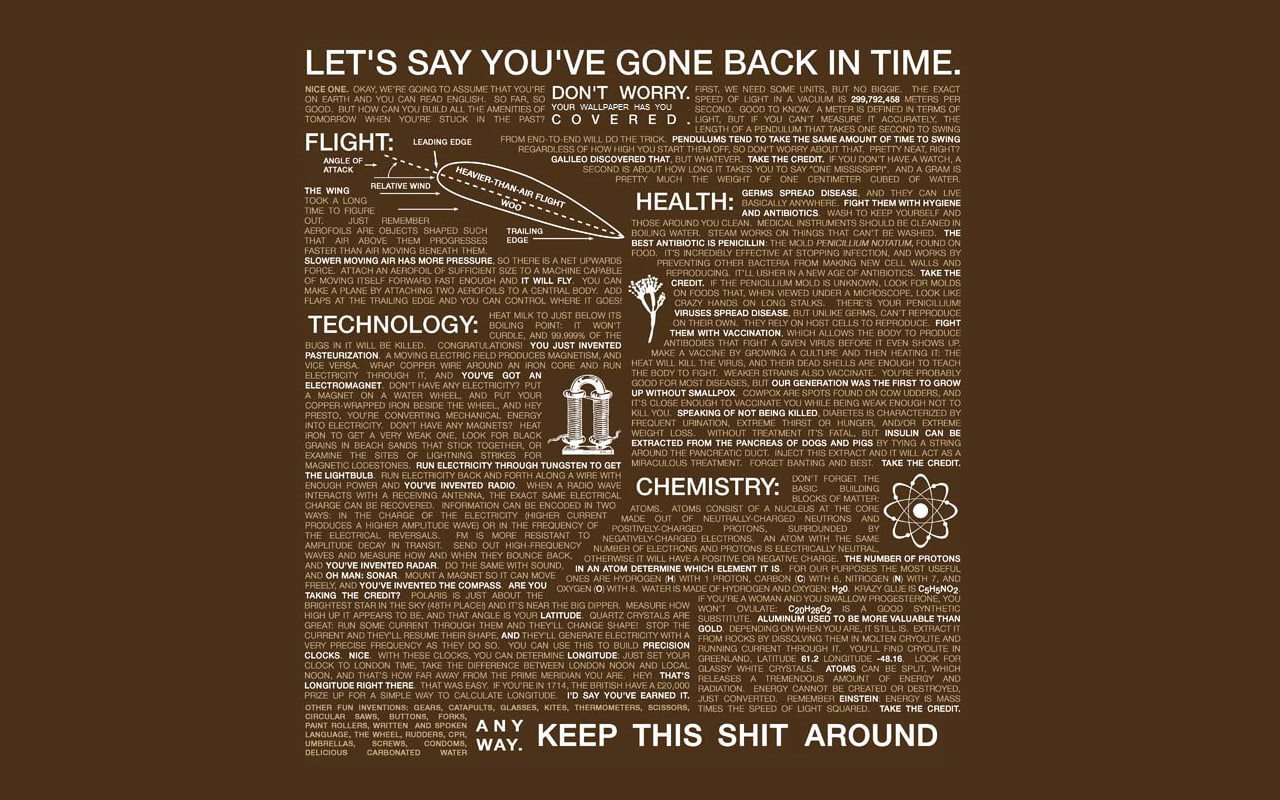 infographics, time travel, science, text, communication, technology