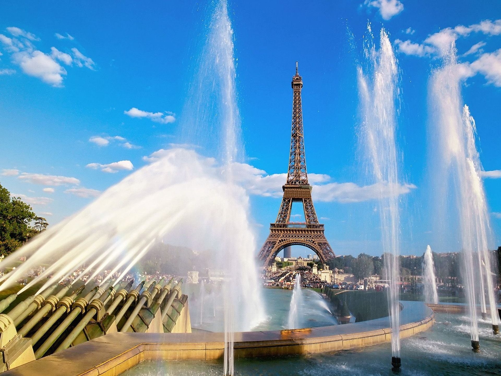 Monuments, Eiffel Tower, sky, architecture, travel destinations