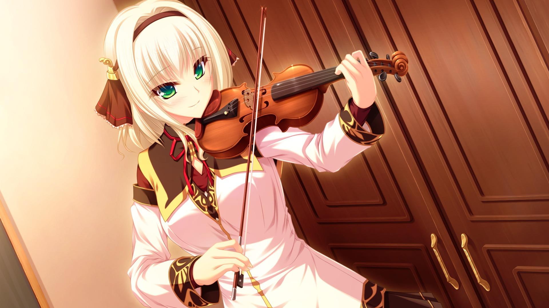 tenmaso, ryuuyoku no melodia, girl, violin