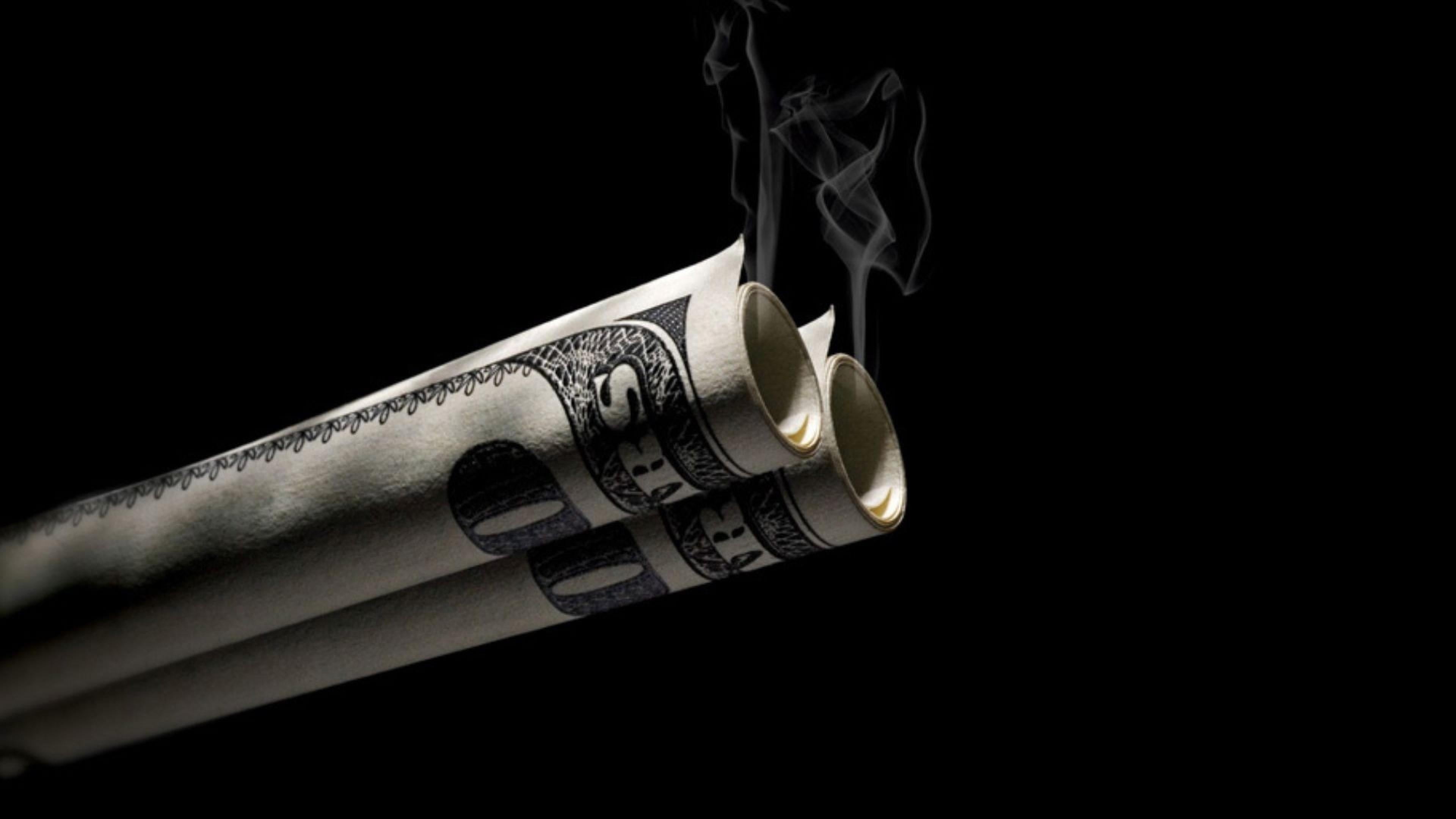 money, swag, cigarette, dollar, cash, black, black background